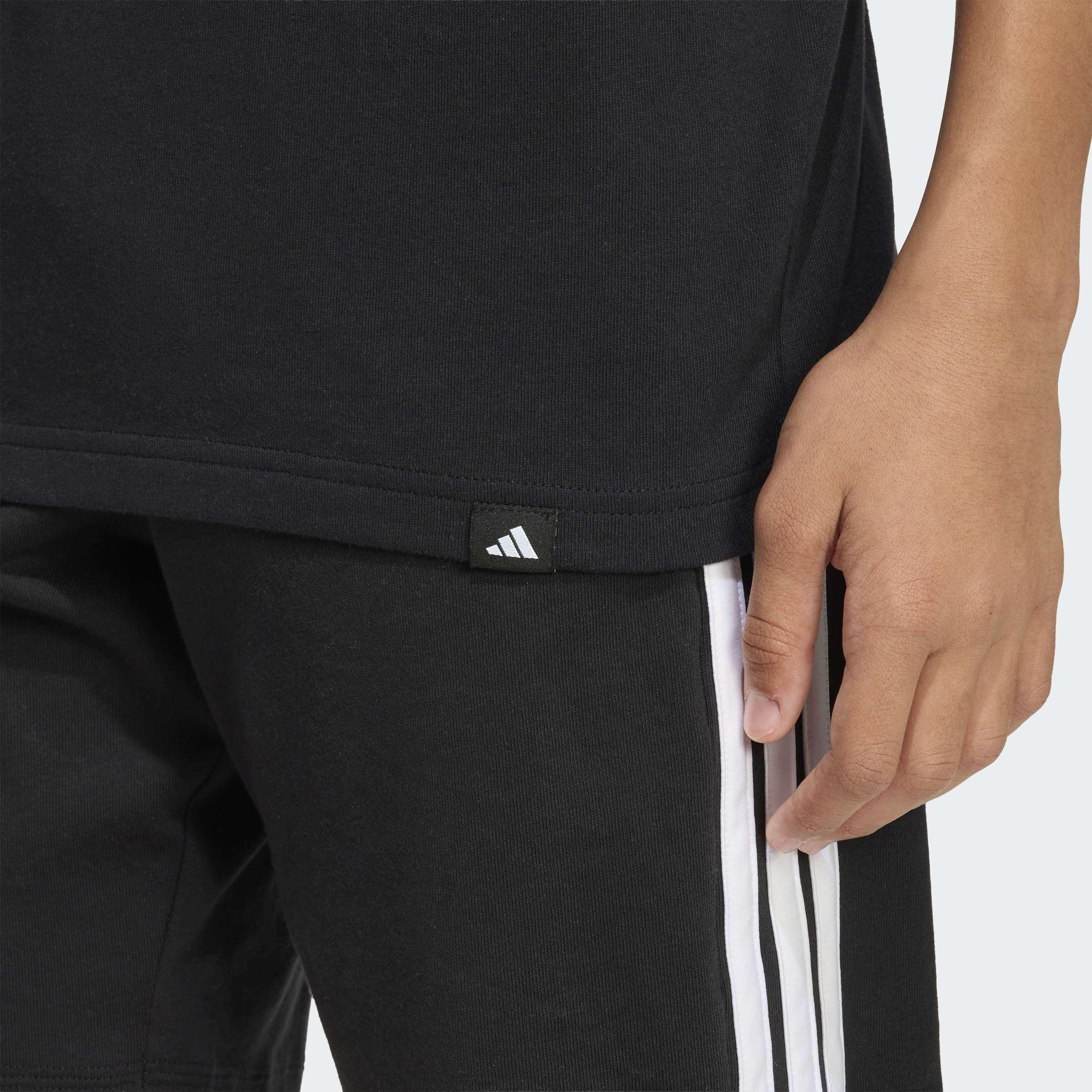 Kids Unisex Football Graphic T-Shirt, Black, A701_ONE, large image number 4