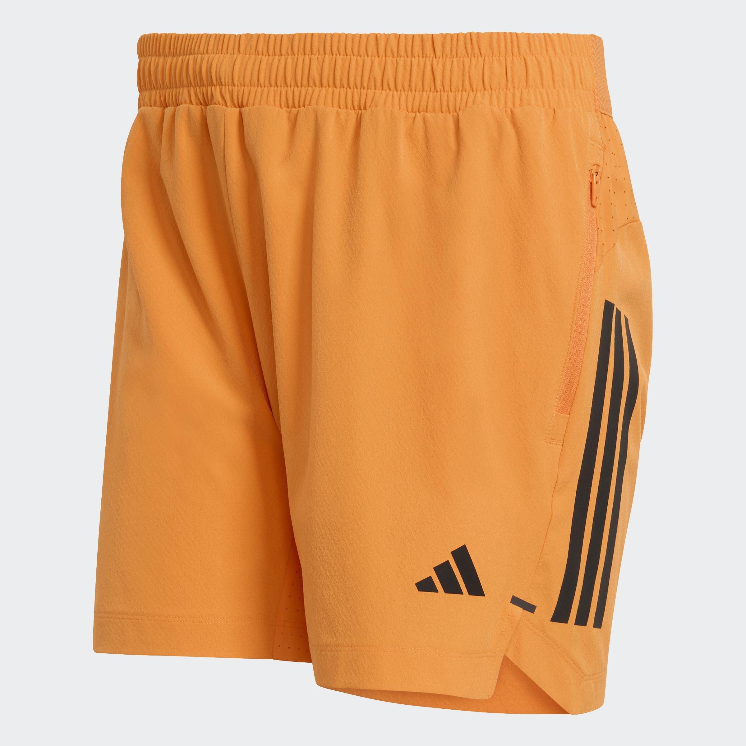 D4T Primelift 3 Stripes Shorts, Orange, , large image number 0