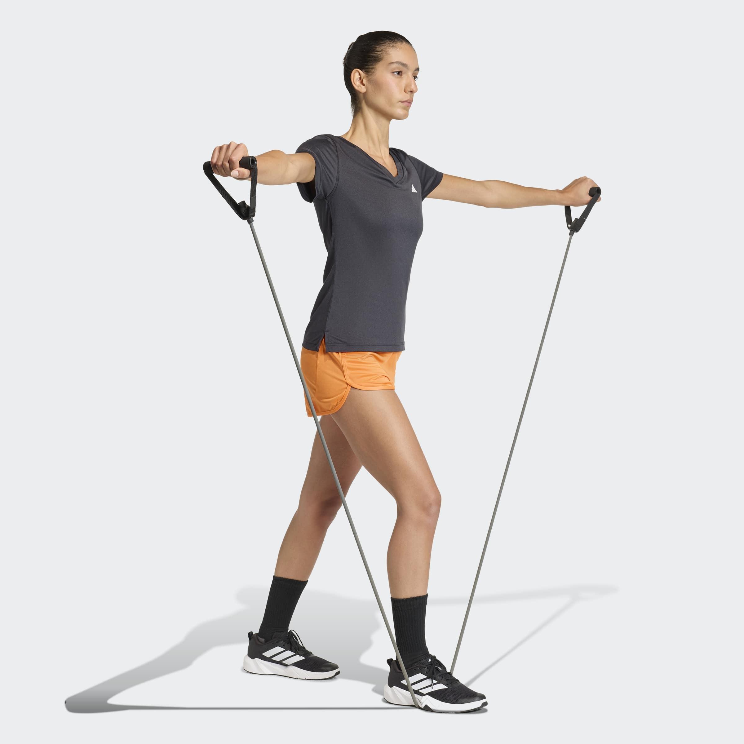 Workout Essentials V-Neck T-Shirt, Black, A701_ONE, large image number 5