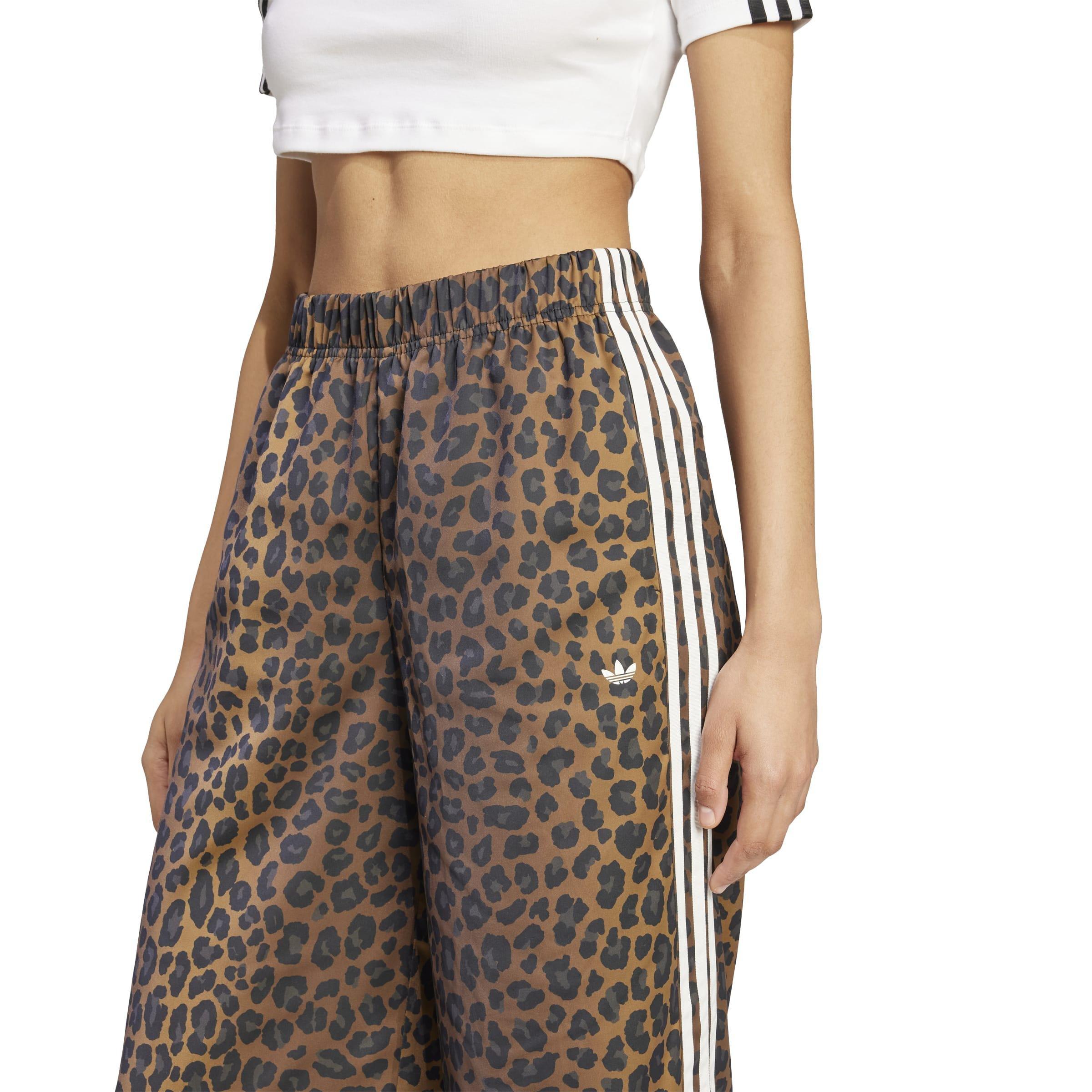 adidas Originals Wide Leg Satin Joggers, Multicolour, A701_ONE, large image number 4