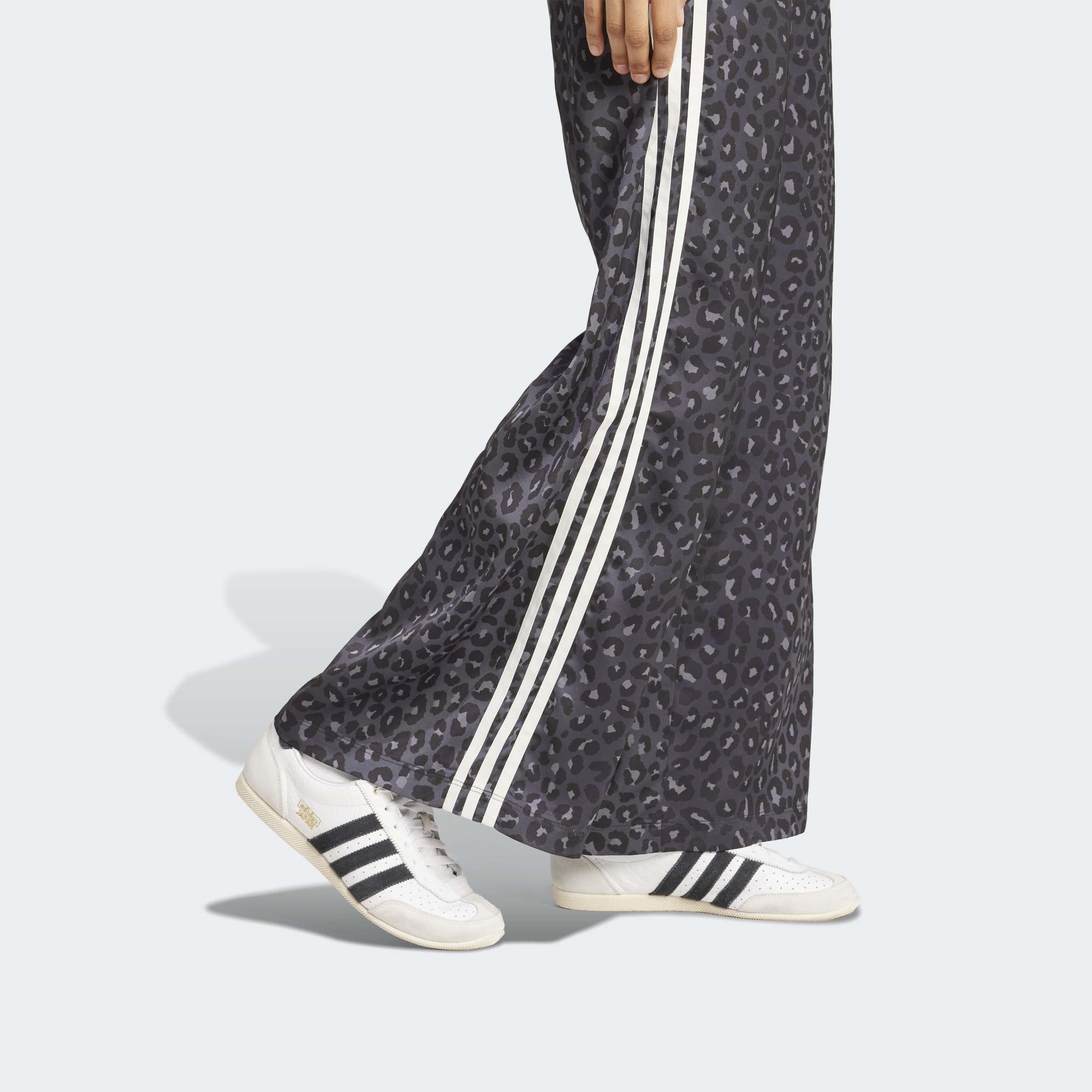 adidas Originals Wide Leg Satin Joggers, Multicolor, A701_ONE, large image number 3