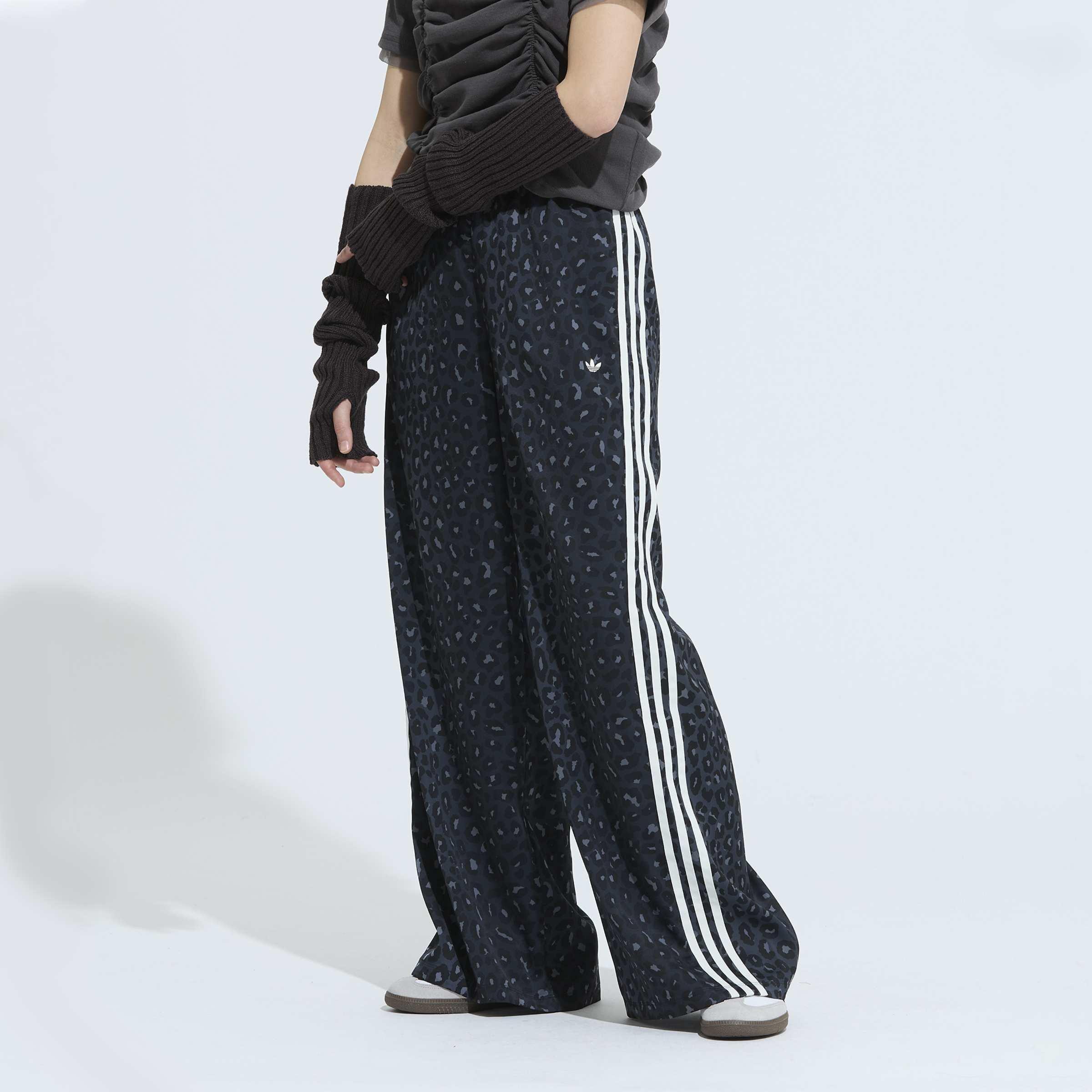 adidas Originals Wide Leg Satin Joggers, Multicolor, A701_ONE, large image number 7