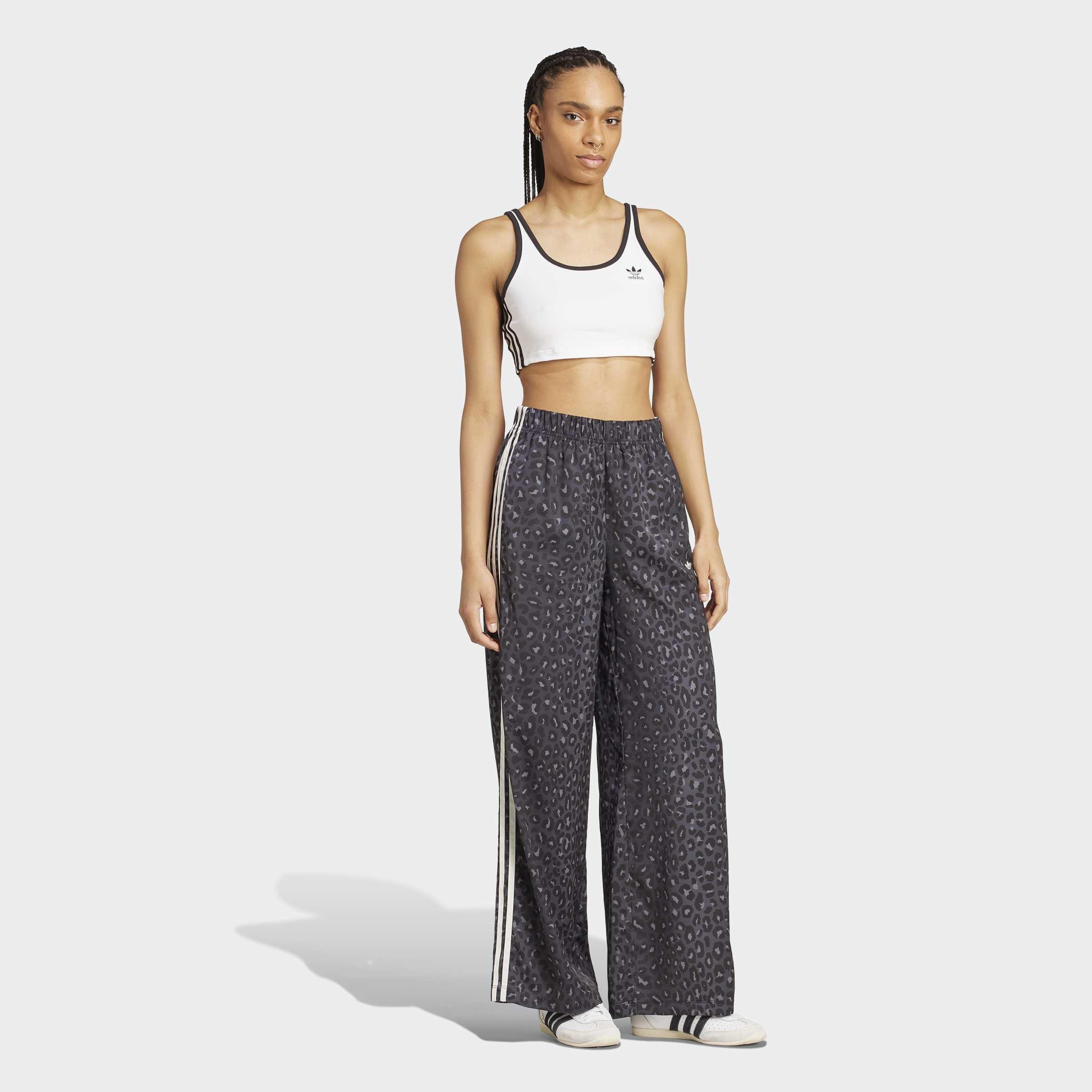 adidas Originals Wide Leg Satin Joggers, Multicolor, A701_ONE, large image number 8