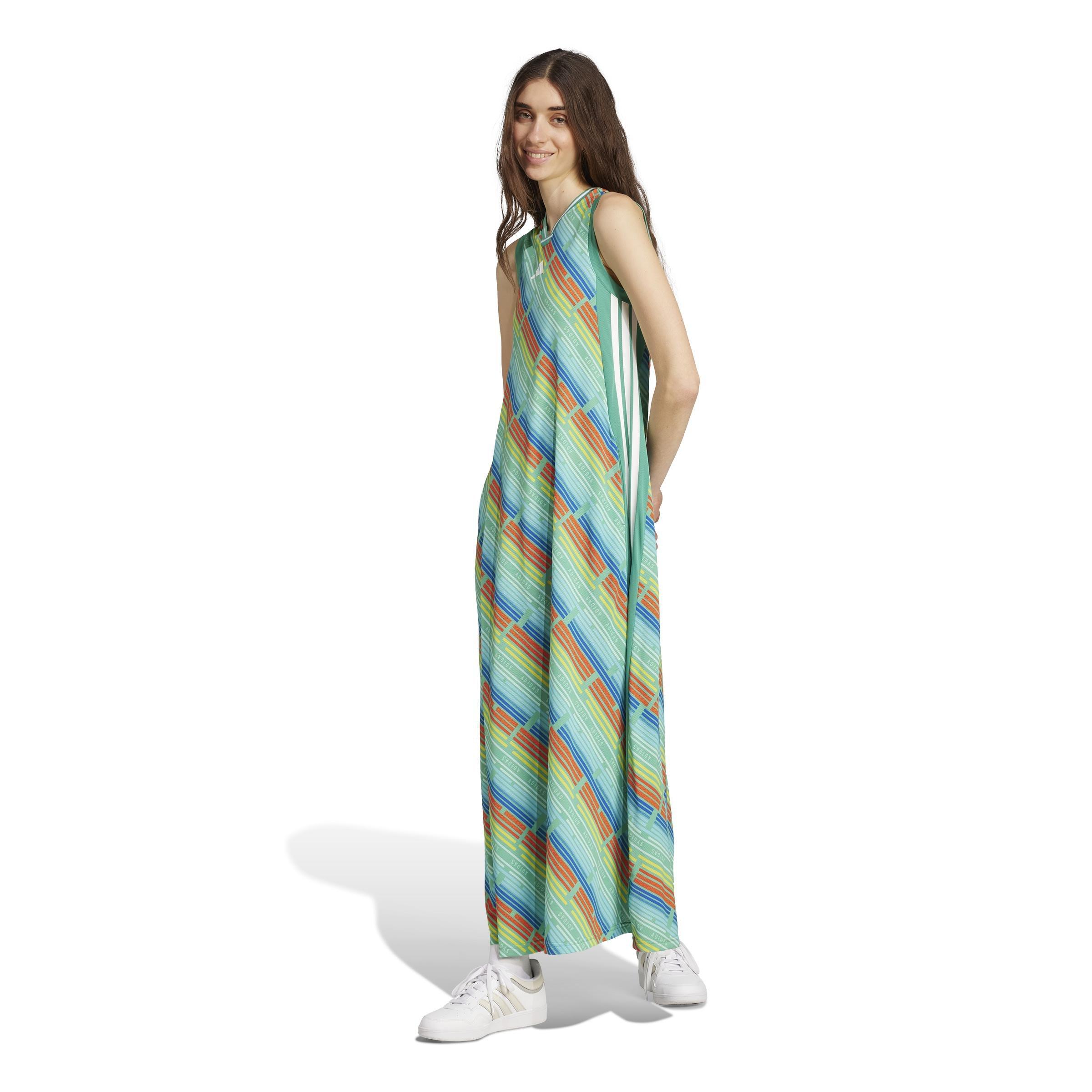 Emerging Harmony Long Dress, Green, , large image number 5
