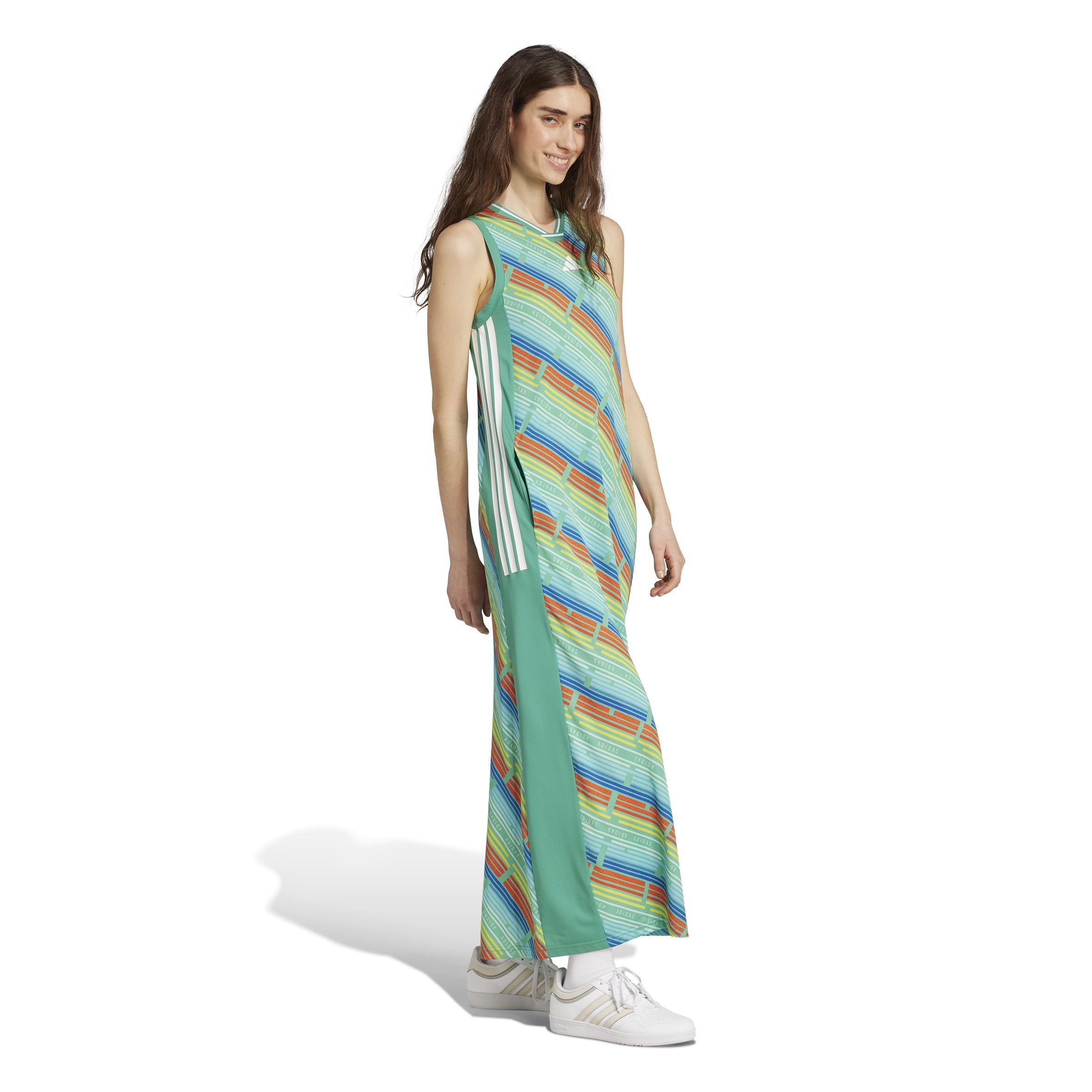 Emerging Harmony Long Dress, Green, , large image number 7