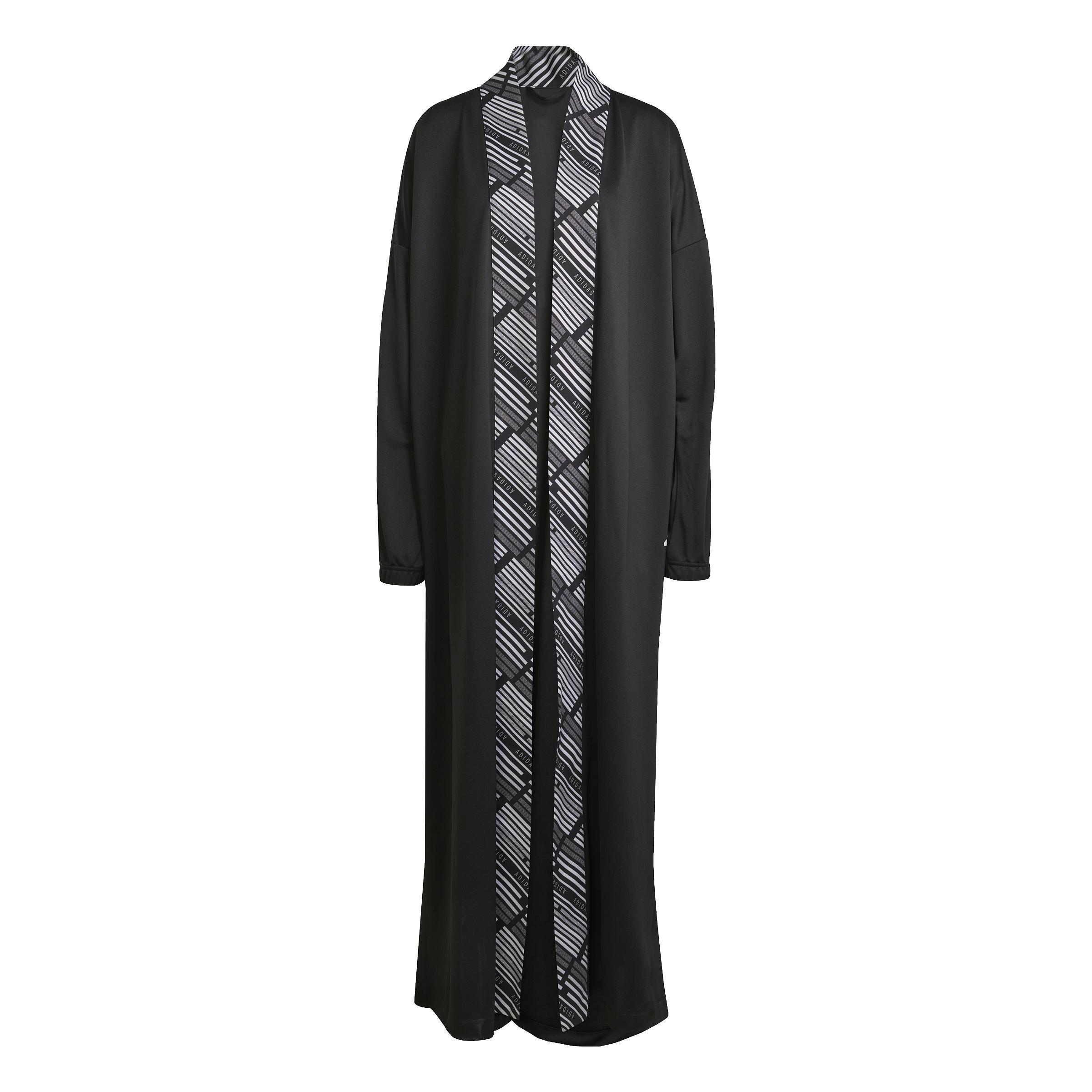 Emerging Harmony Extra-Long Cover-Up, Black, A701_ONE, large image number 6