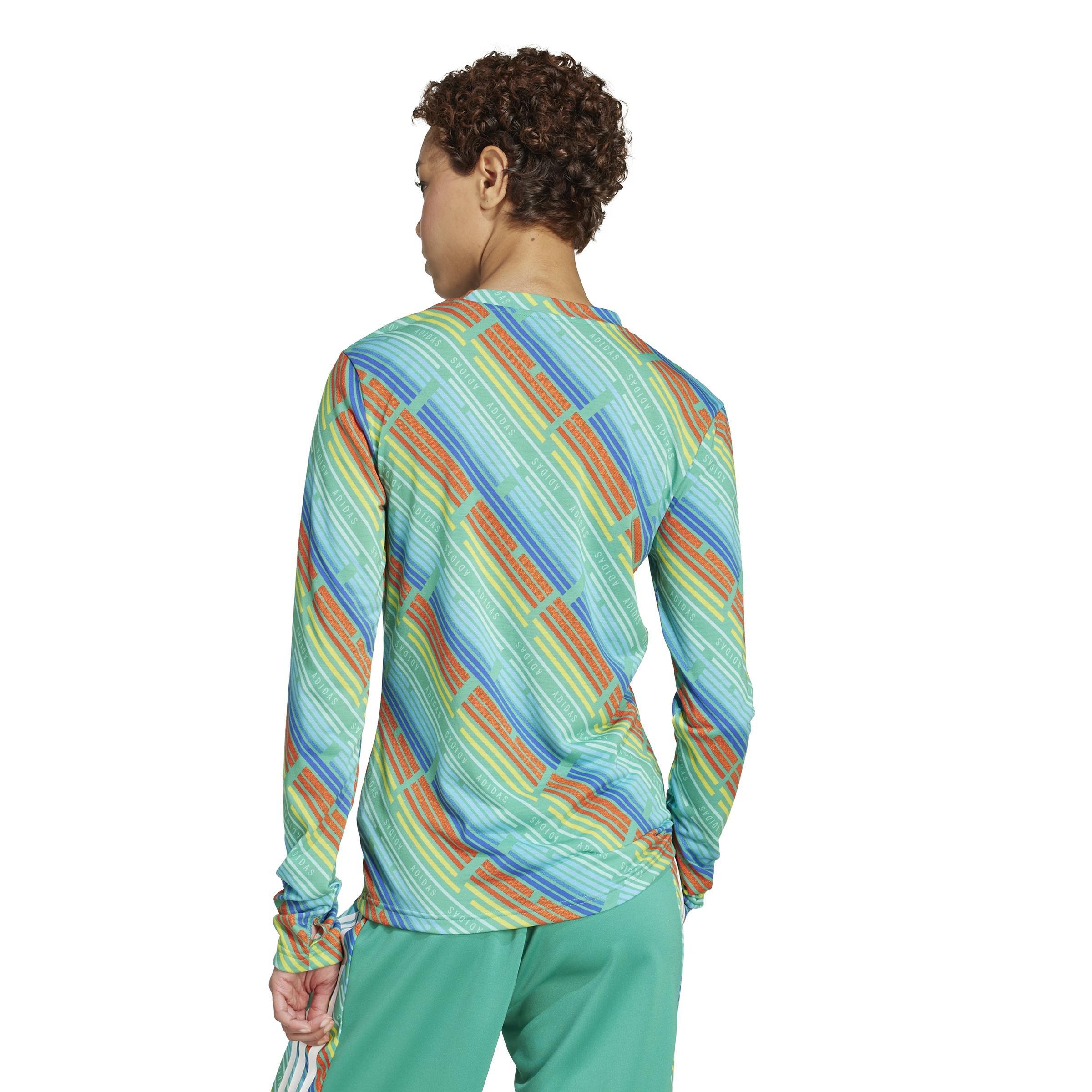 Emerging Harmony Long Sleeve Jersey Shirt, Green, A701_ONE, large image number 2