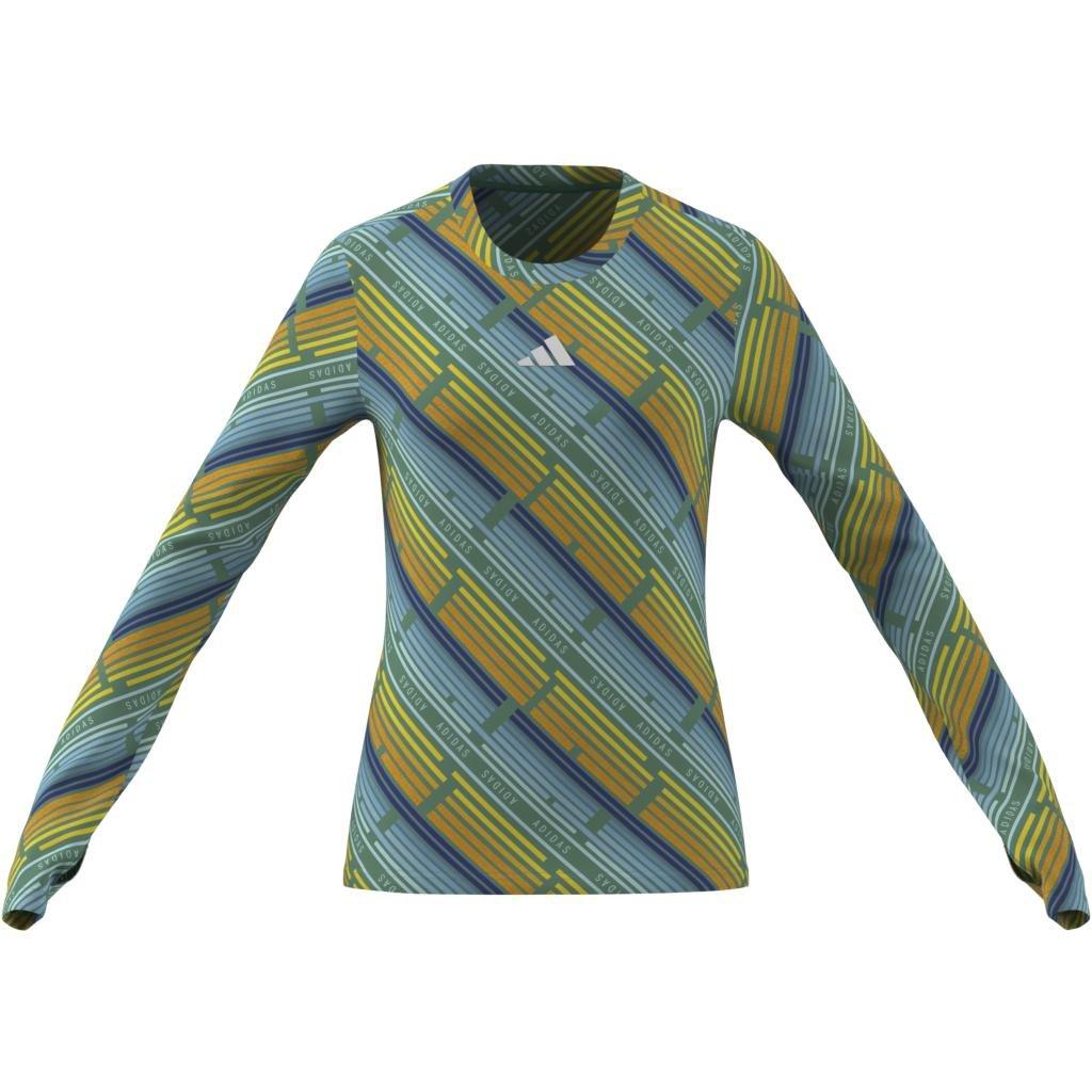 Emerging Harmony Long Sleeve Jersey Shirt, Green, A701_ONE, large image number 6