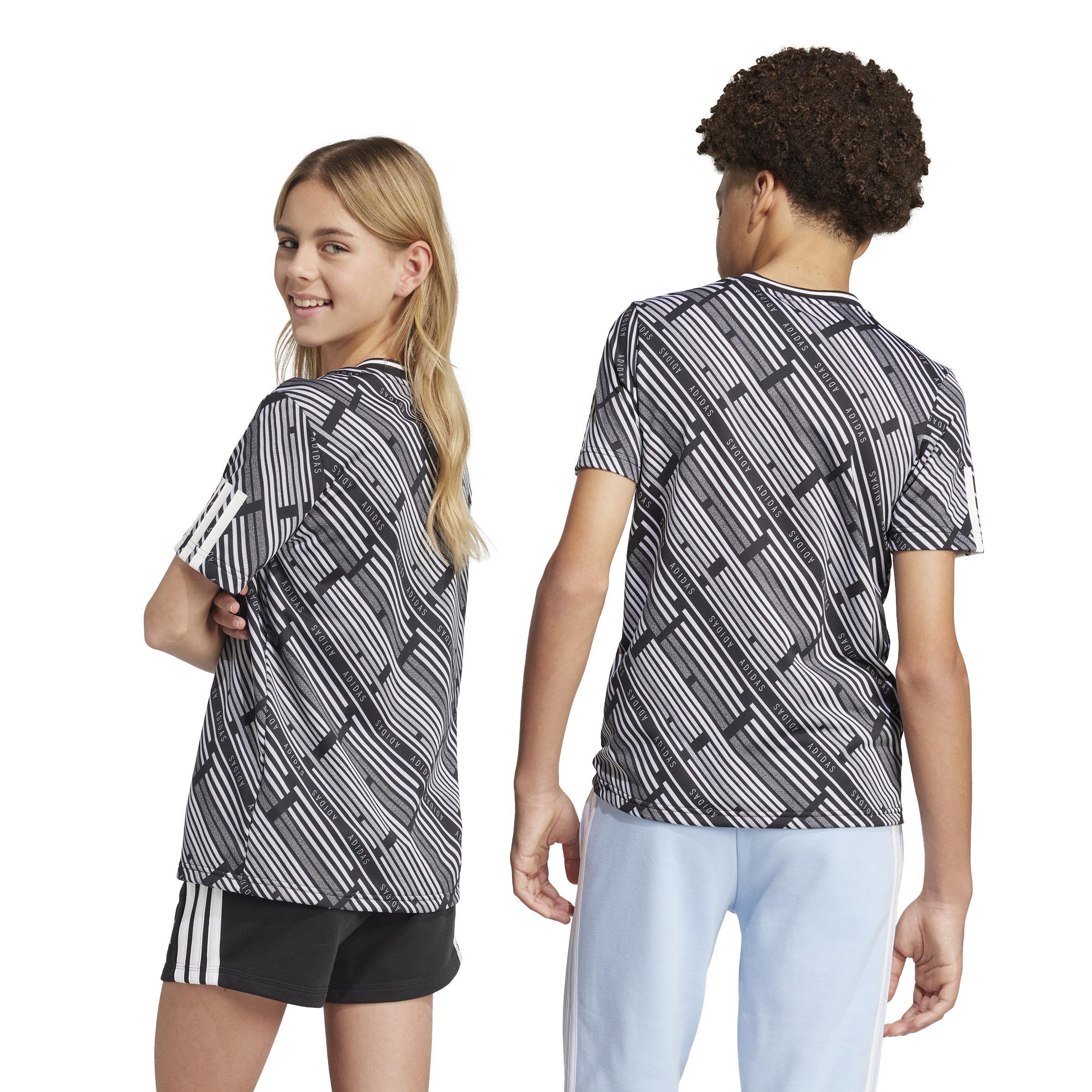 Unisex Kids Emerging Harmony T-Shirt, Black, , large image number 6