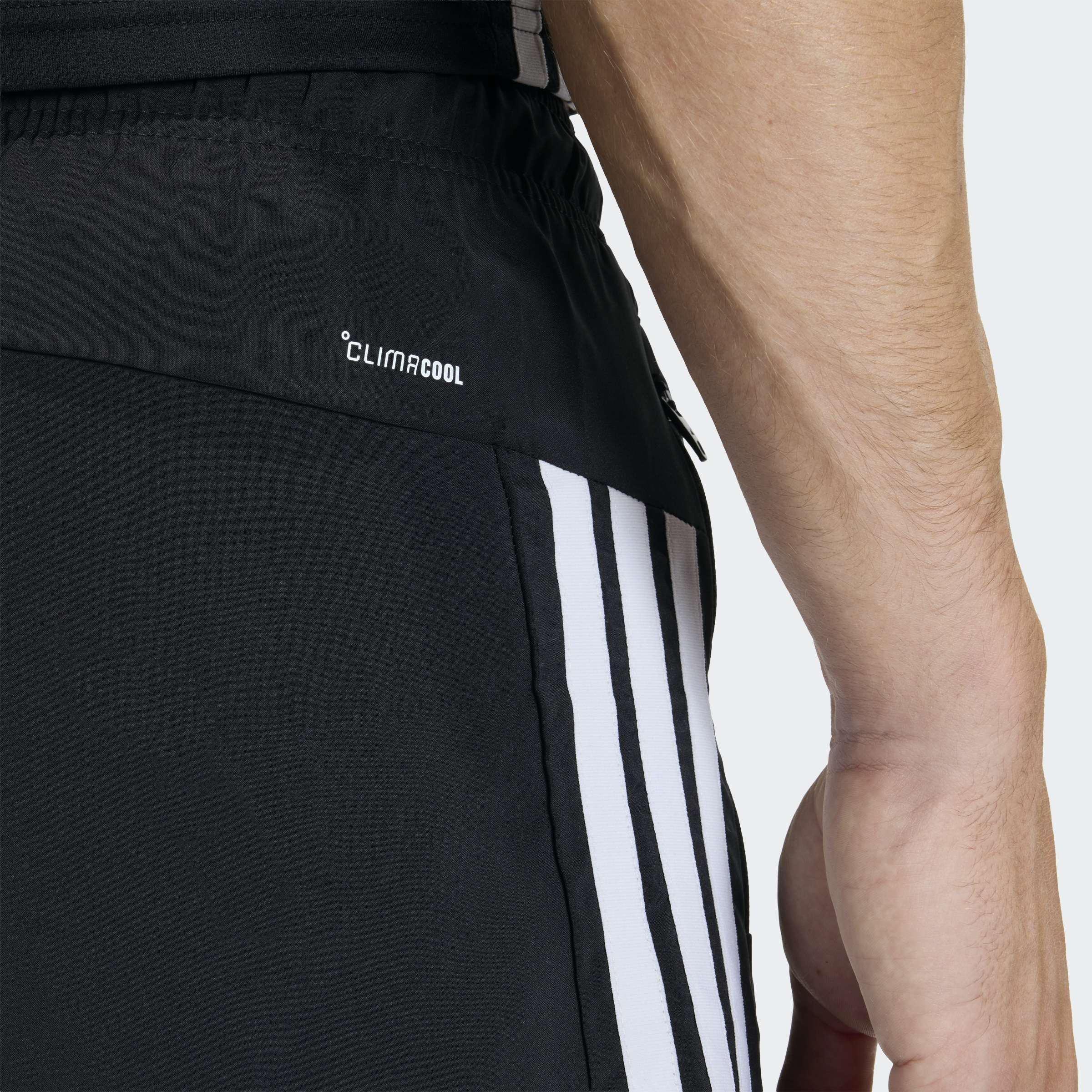 Workout Essentials Base 3 Stripes Woven Short, Black, A701_ONE, large image number 3