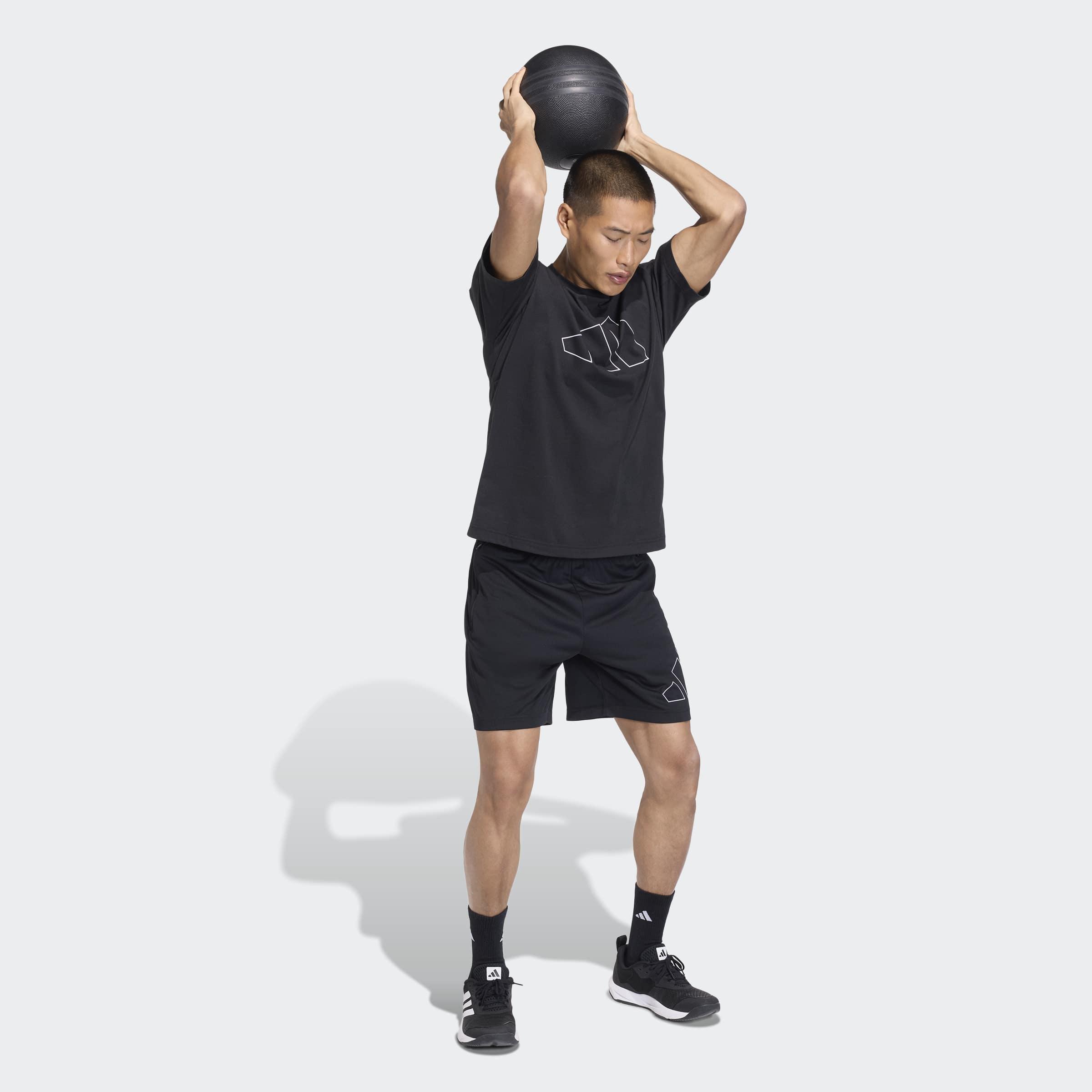 Workout Essentials Feelready Logo T-Shirt, Black, A701_ONE, large image number 4