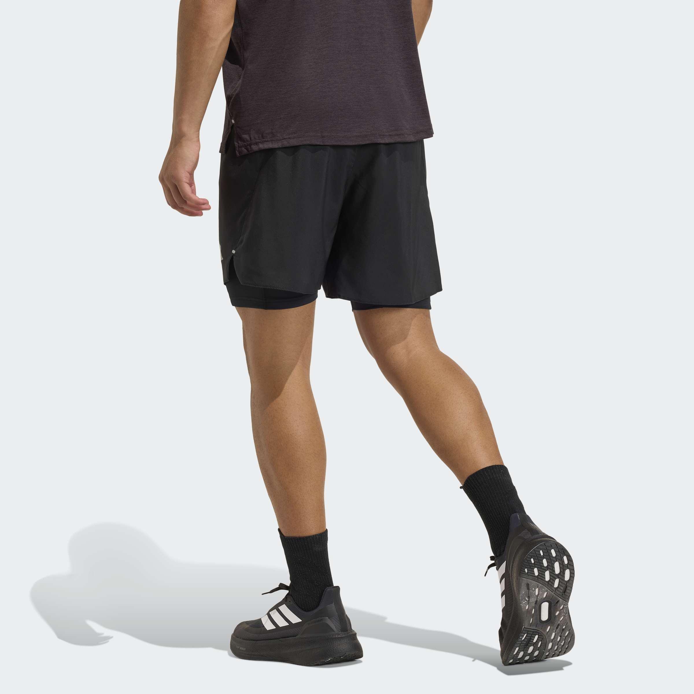 Adi365 Running Essentials 2In1 Shorts, Black