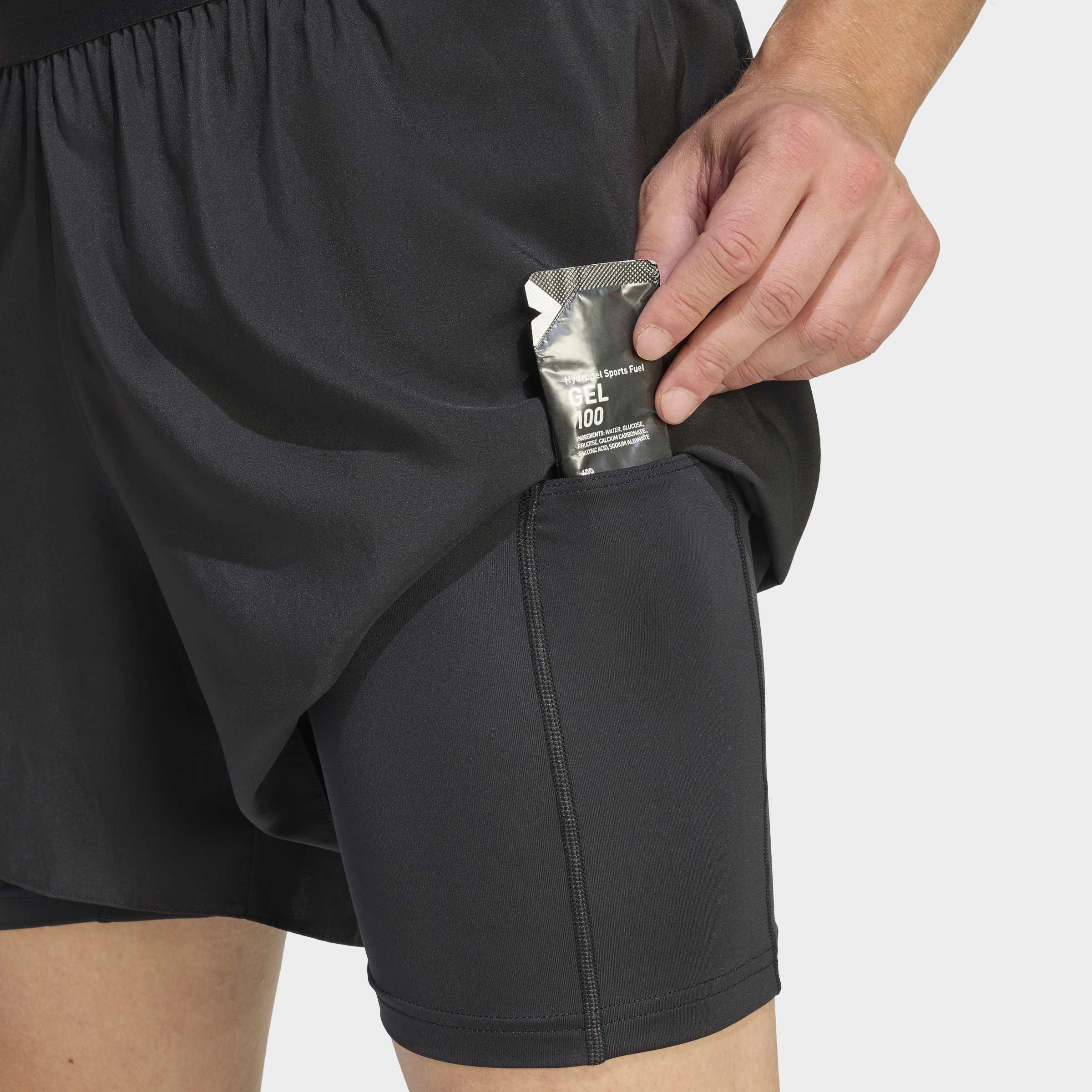 Adi365 Running Essentials 2In1 Shorts, Black, A701_ONE, large image number 3