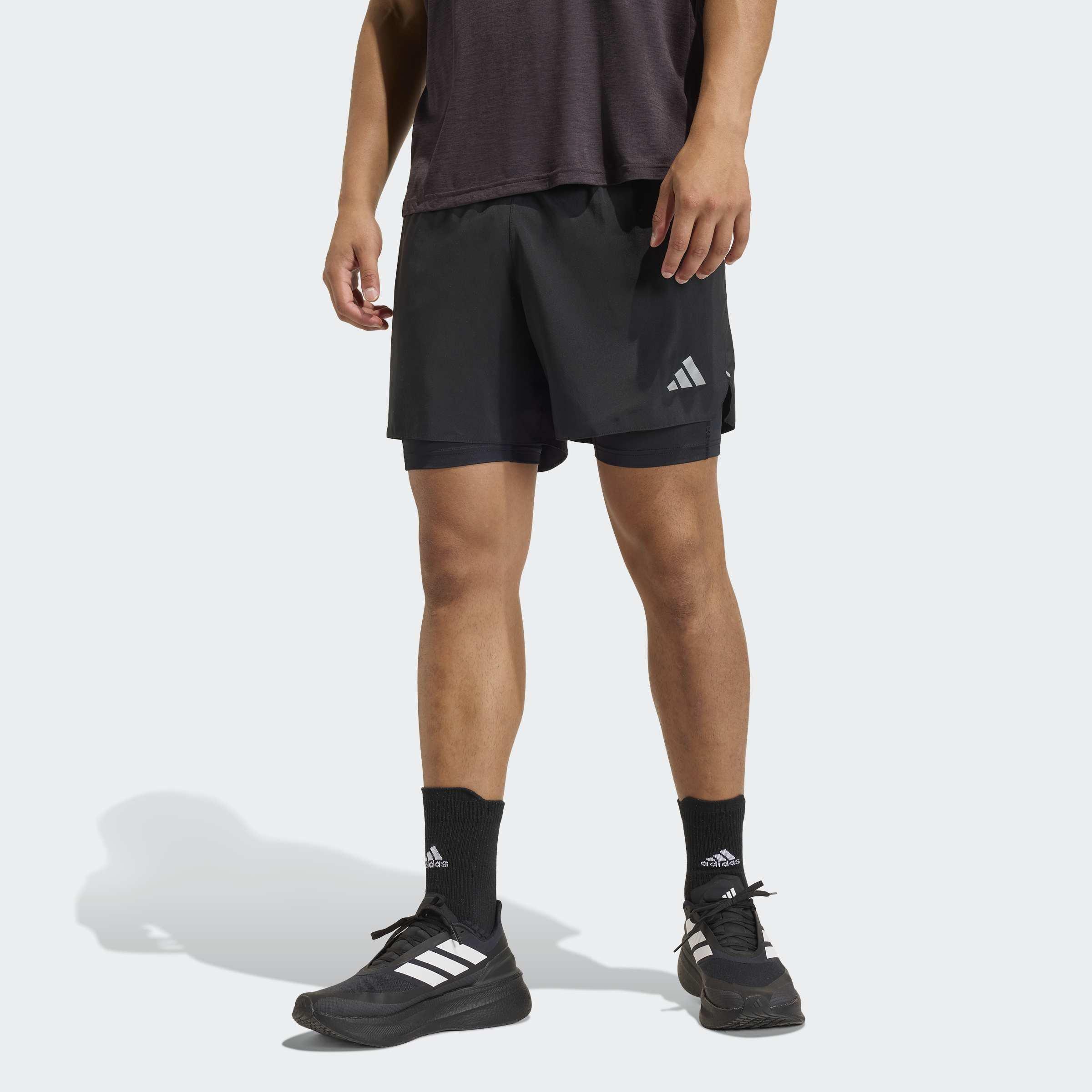 Adi365 Running Essentials 2In1 Shorts, Black, A701_ONE, large image number 4