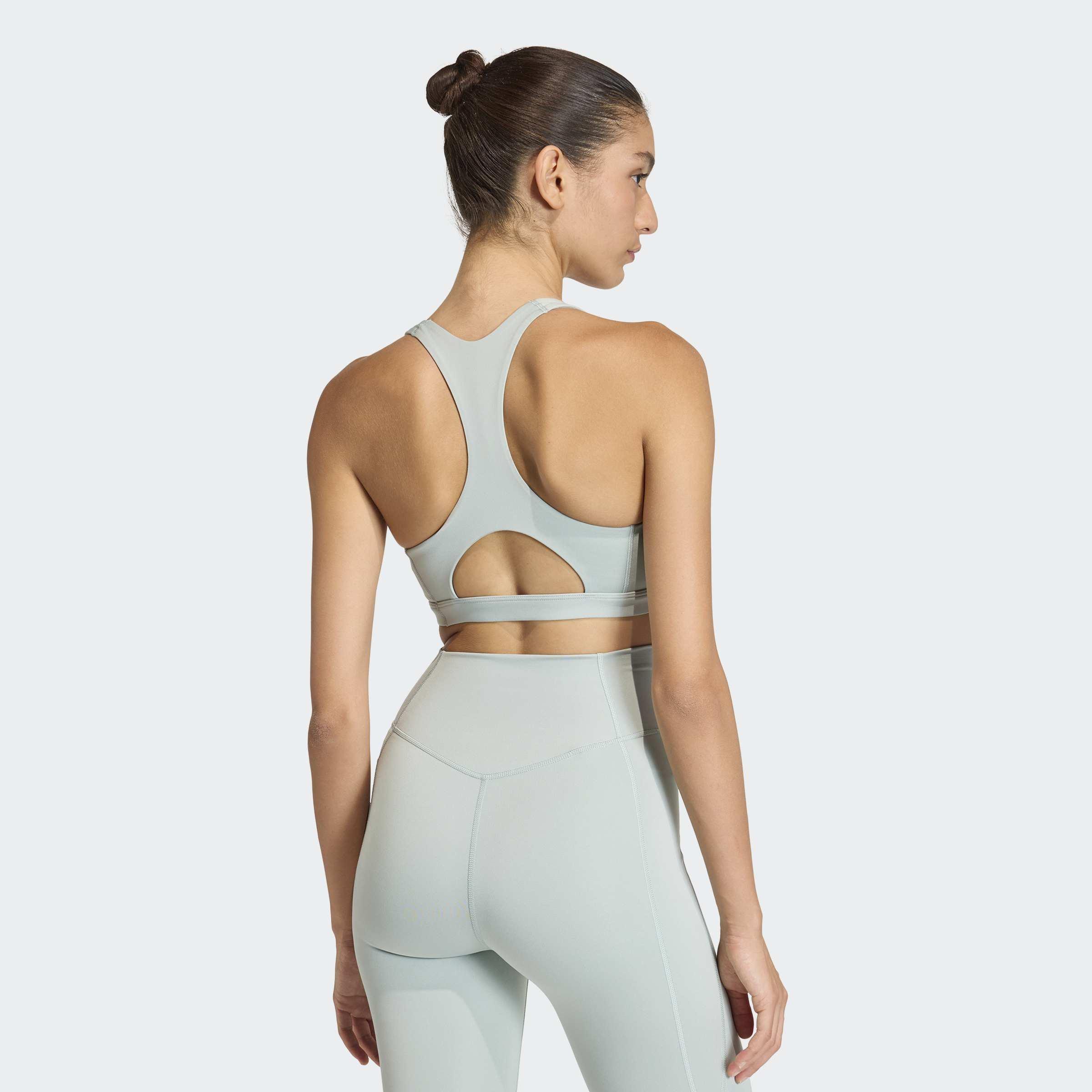 Optime Essentials Workout Medium Support Bra, Green
