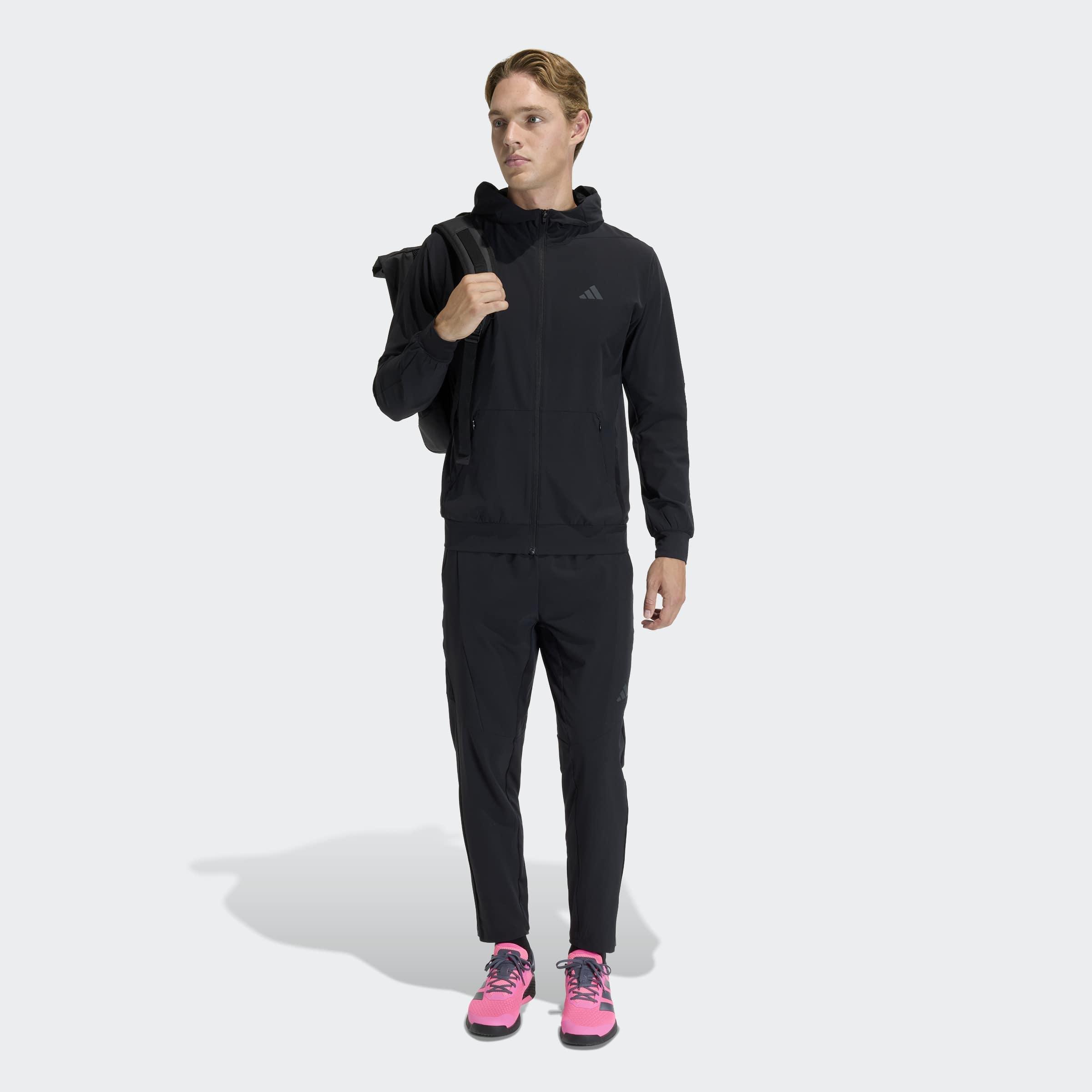 D4T Workout Full-Zip Hoodie, Black, A701_ONE, large image number 6