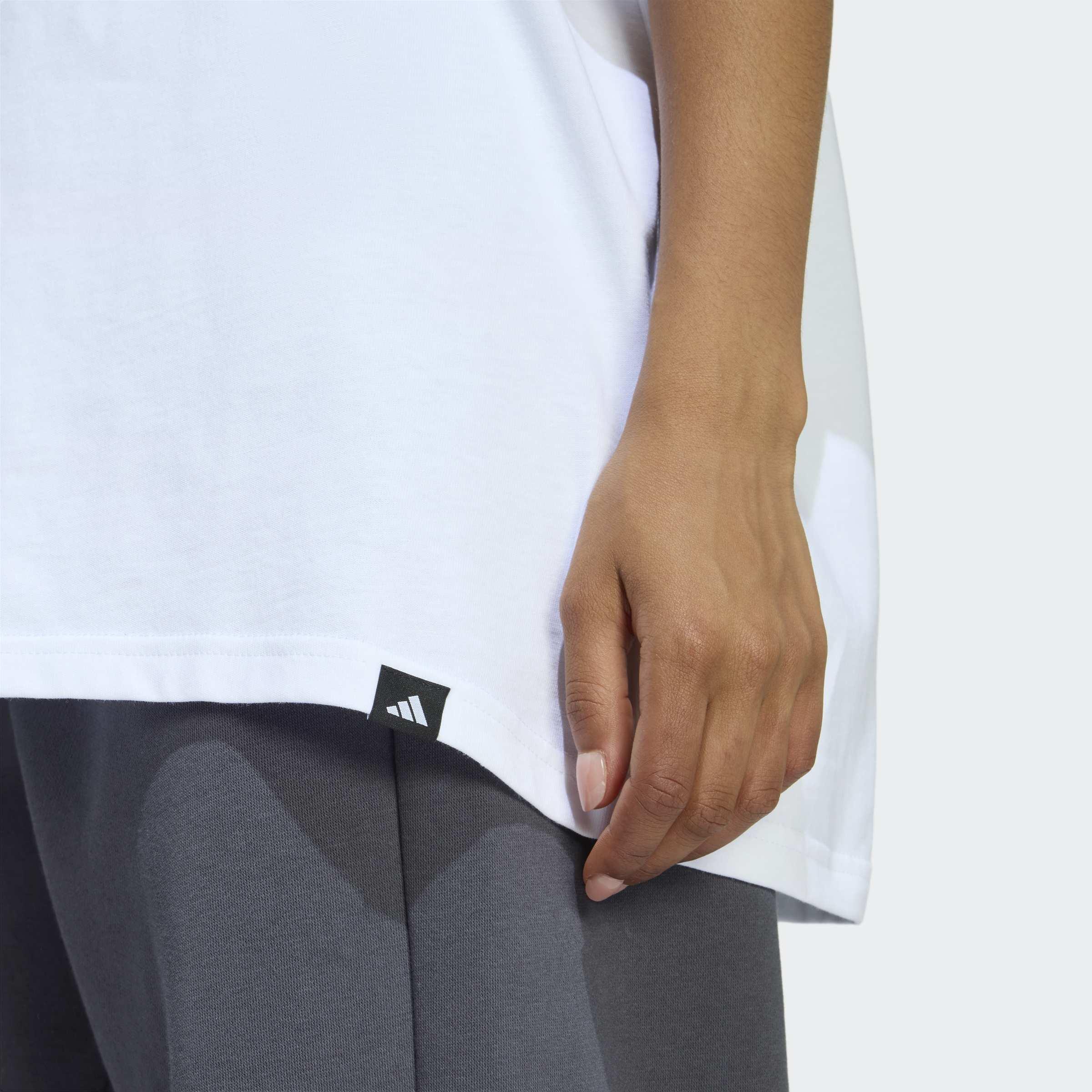 Soft Side Oversized Graphic T-Shirt, White, A701_ONE, large image number 3