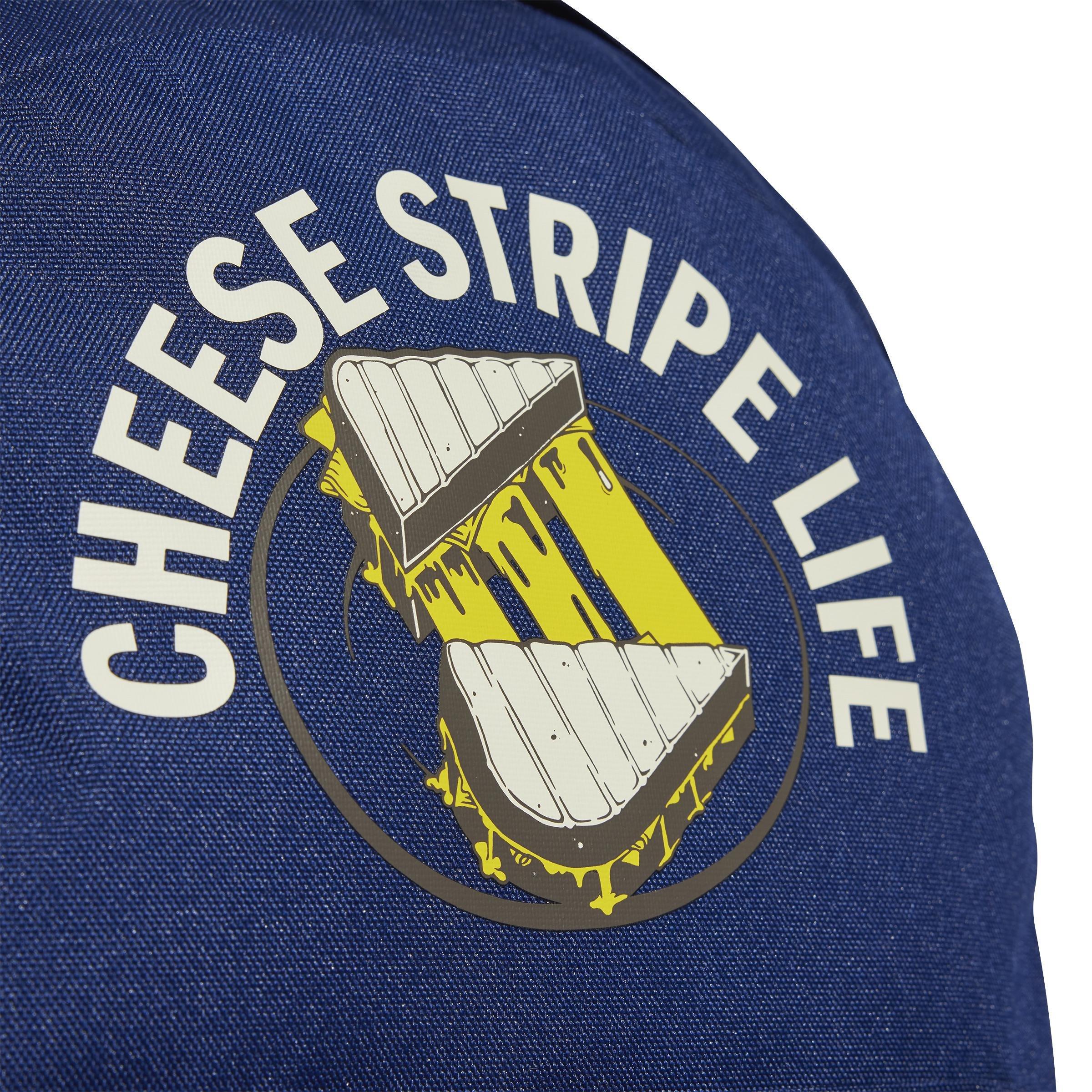 Unisex adidas Classic Grilled Cheese Graphic Backpack, Blue, A701_ONE, large image number 5