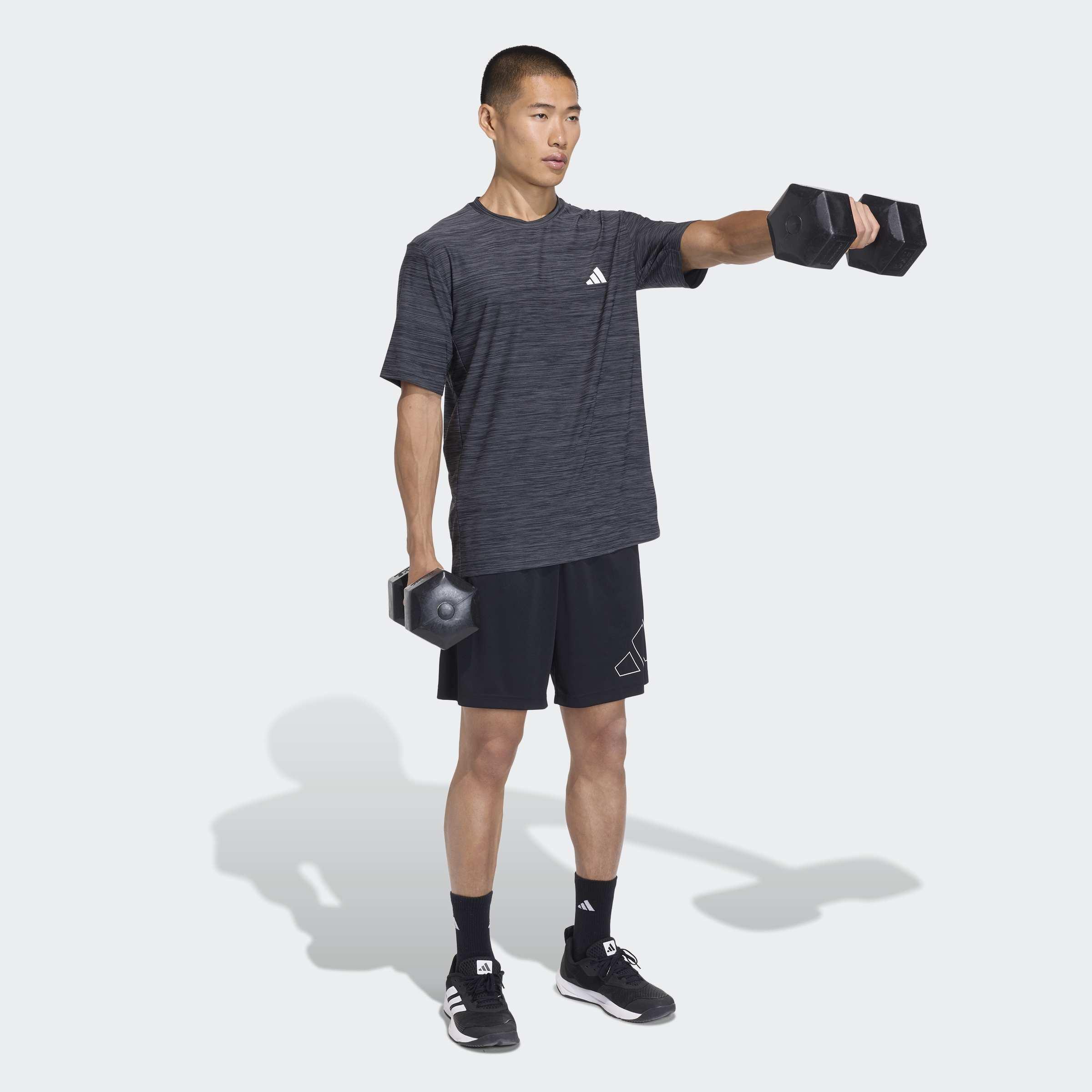 Workout Essentials Flex T-Shirt, Black, A701_ONE, large image number 4