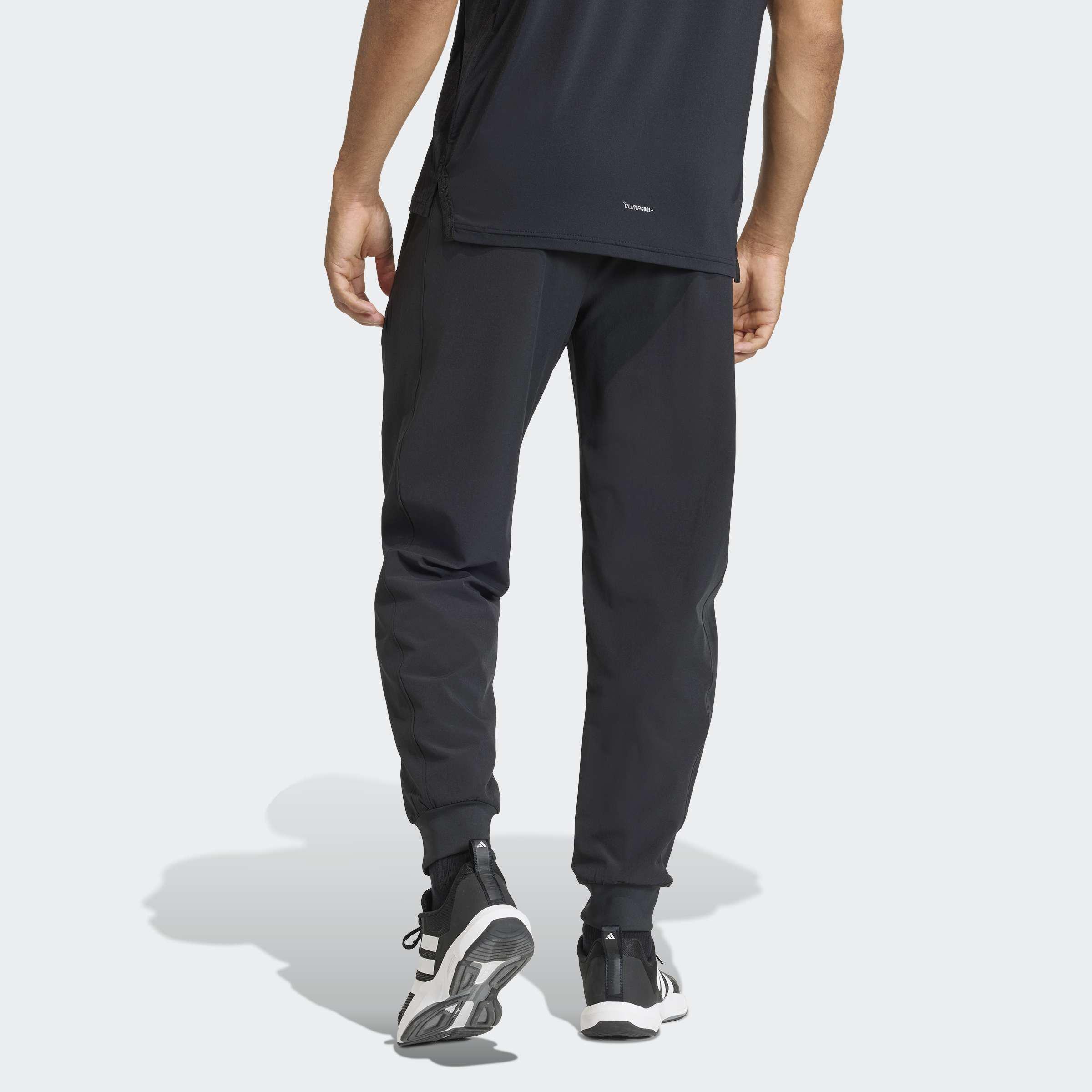 Workout Essentials Flex Woven Pant, Black