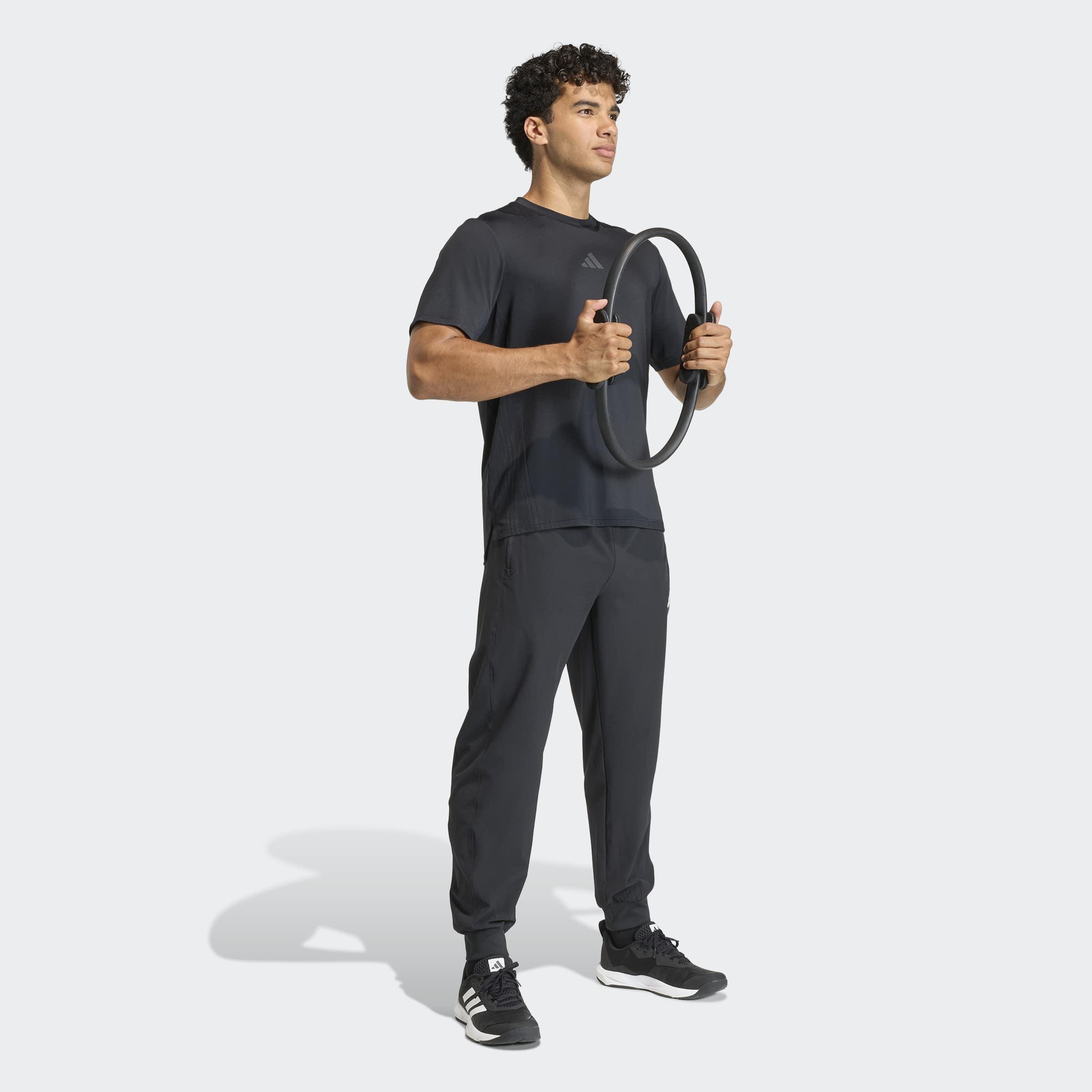 Workout Essentials Flex Woven Pant, Black, A701_ONE, large image number 4