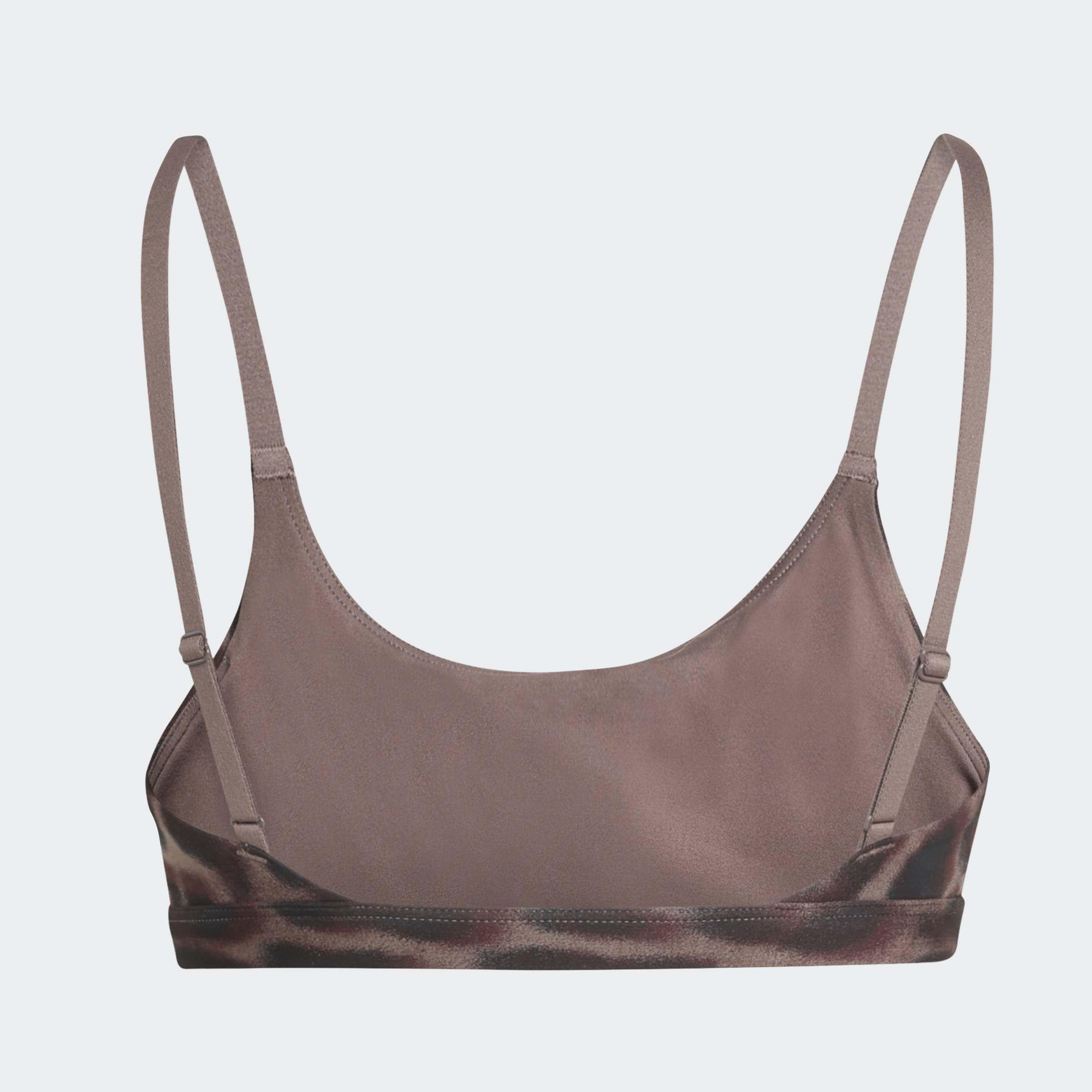 Optime Essentials Workout Leopard Light Support Bra, Brown, A701_ONE, medium