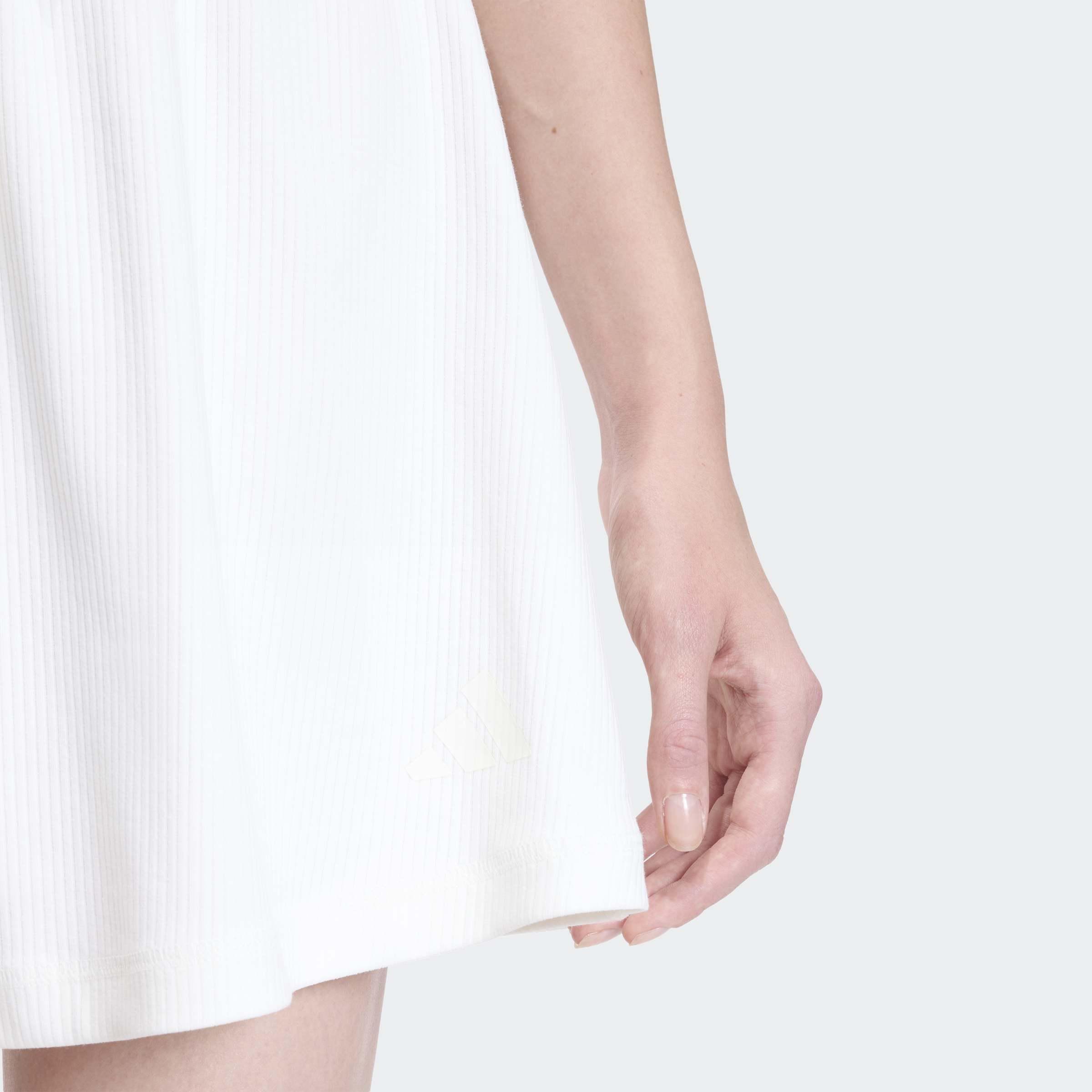 ALL SZN Rib Skirt, White