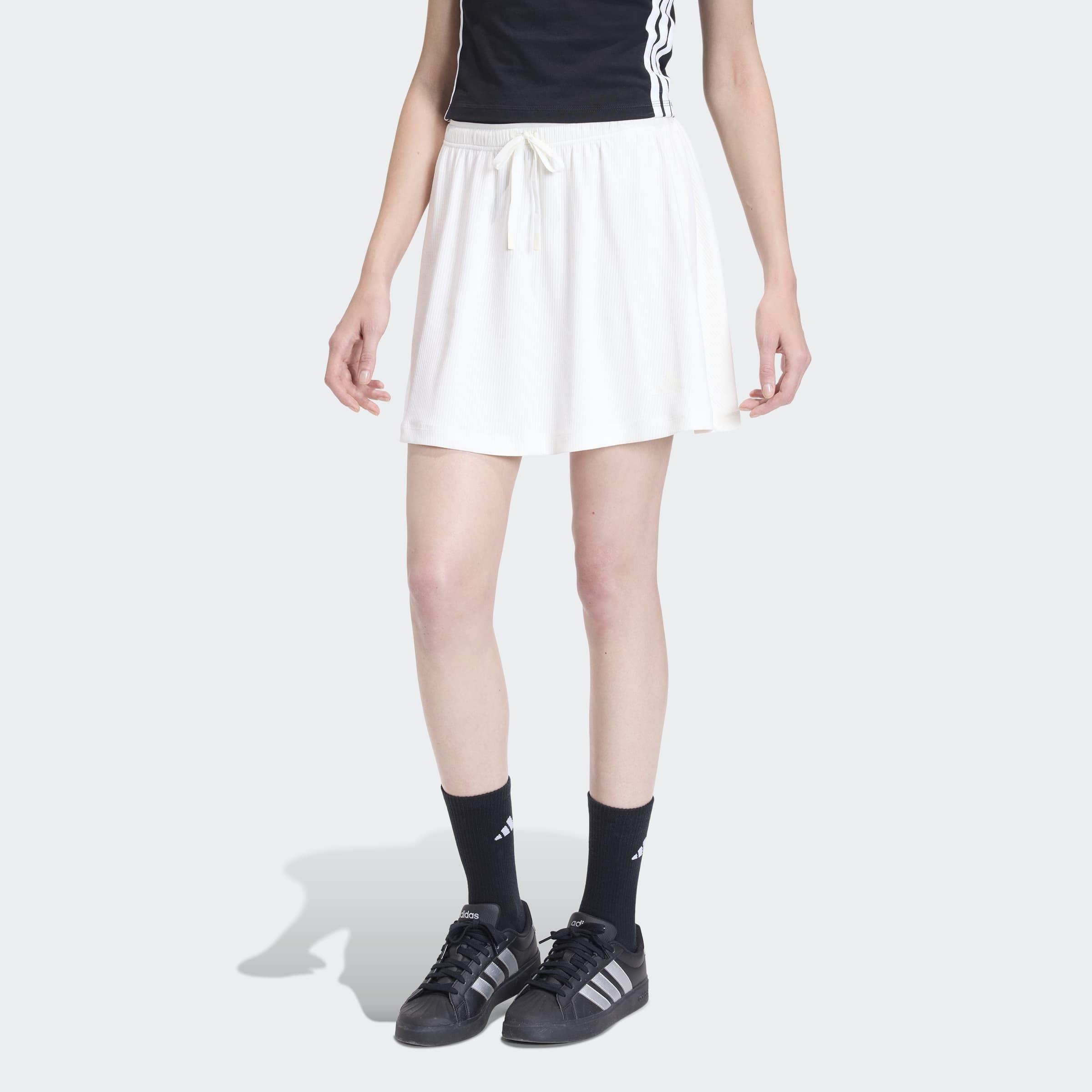 ALL SZN Rib Skirt, White, A701_ONE, large image number 4