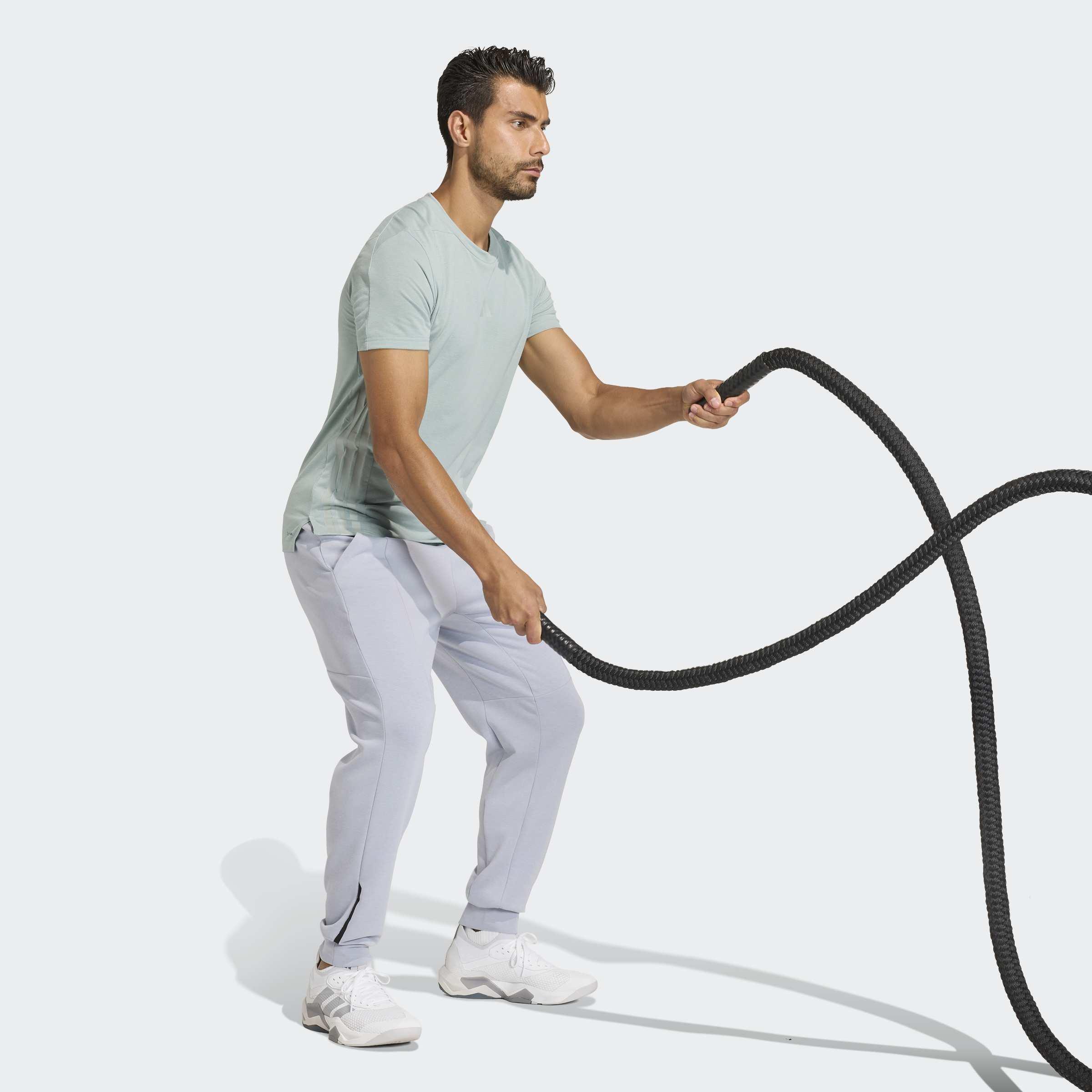 D4T Workout Knit Joggers, Grey, A701_ONE, large image number 4