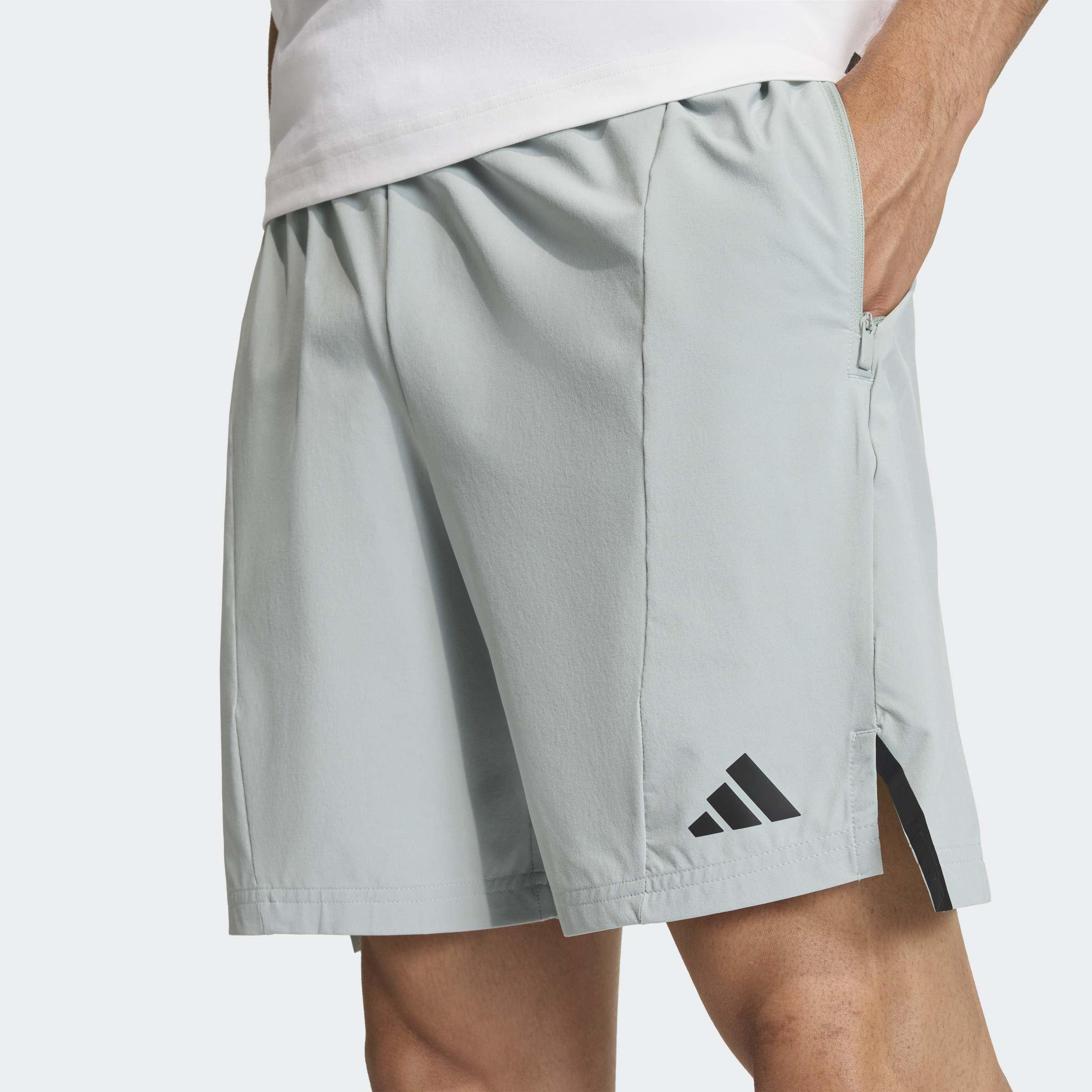 Designed for Training Workout Shorts, Green, A701_ONE, medium