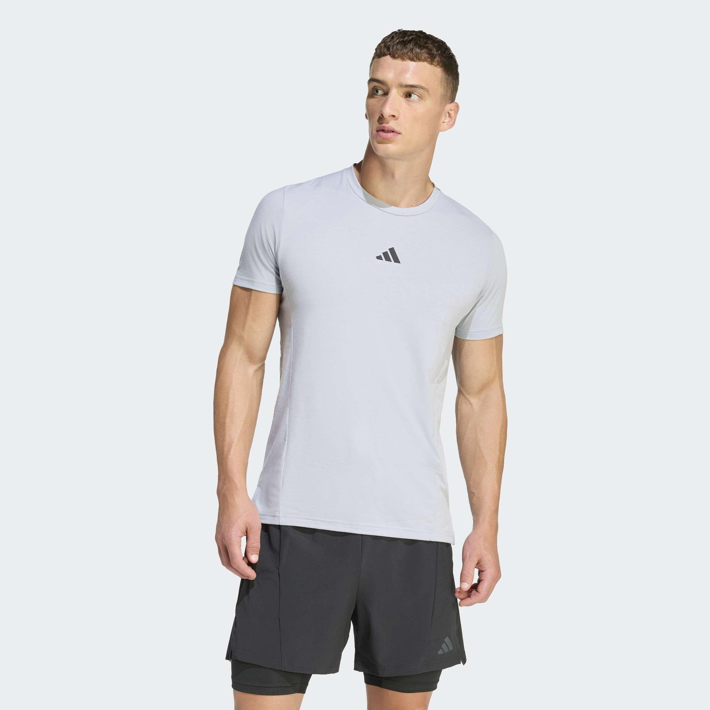 Designed for Training Workout T-Shirt, Grey, A701_ONE, large image number 5