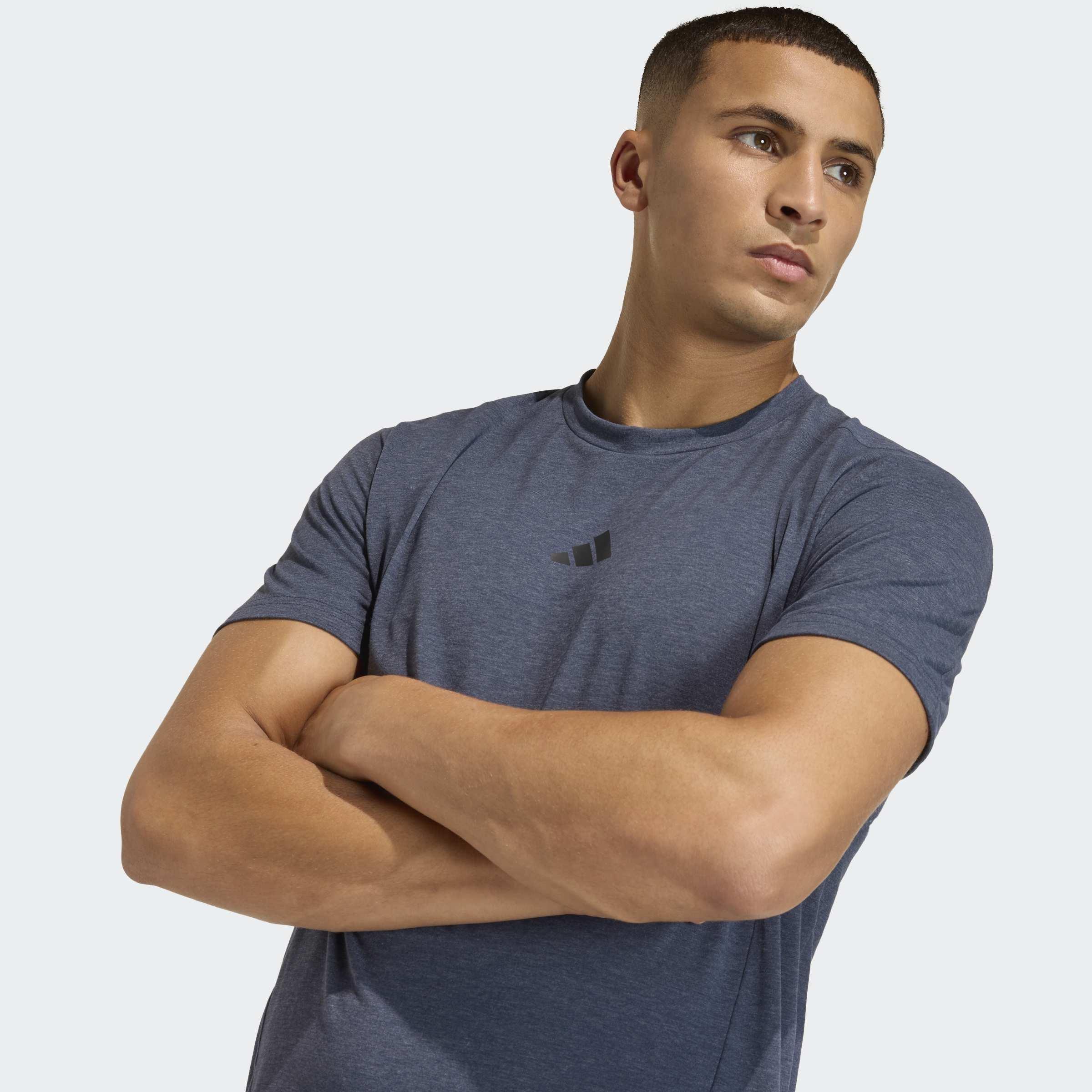 Designed For Training Workout T-Shirt, Blue, A701_ONE, large image number 2