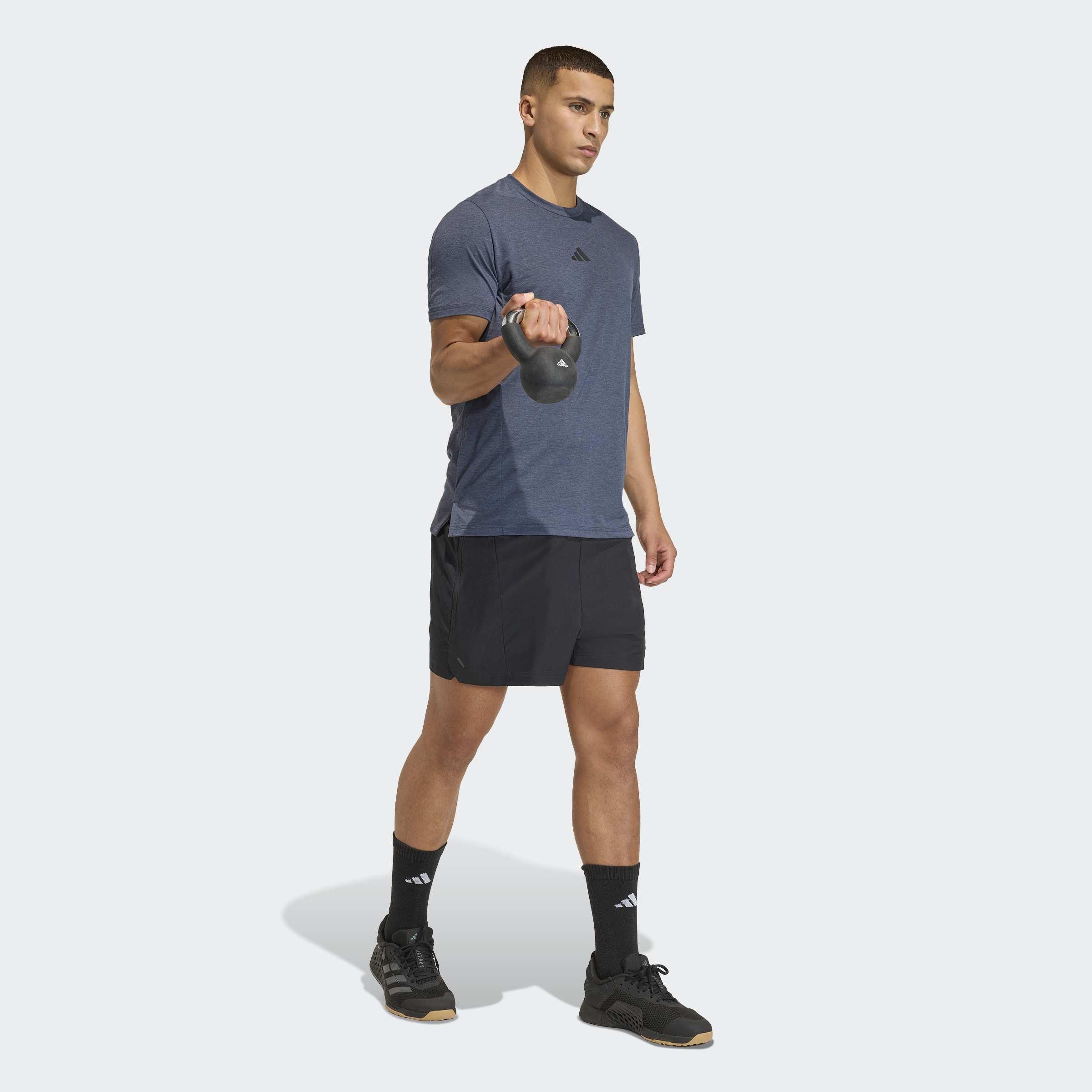 Designed For Training Workout T-Shirt, Blue, A701_ONE, large image number 4