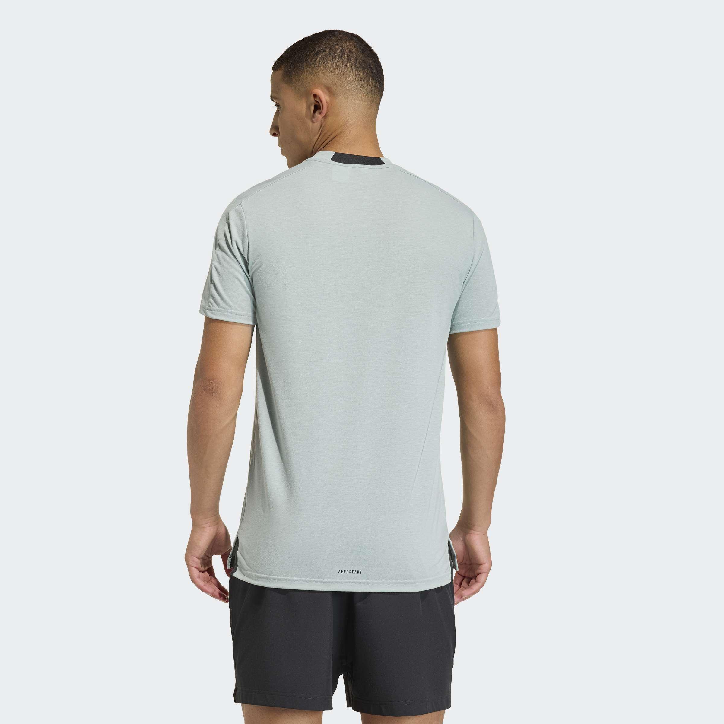 Designed for Training Workout T-Shirt, Green, A701_ONE, medium