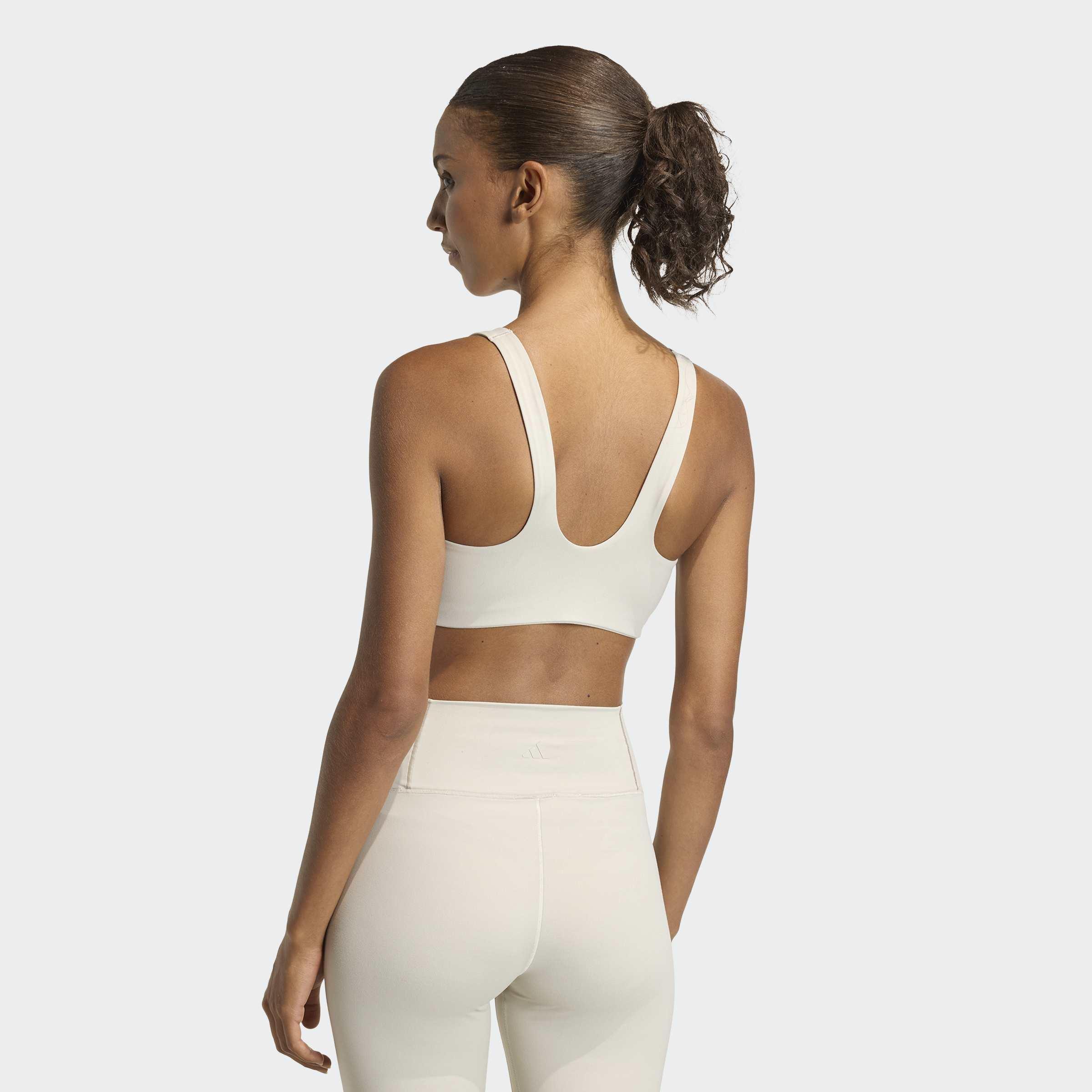 Adidas All Me Luxe Medium Support Bra, Grey, A701_ONE, large image number 1