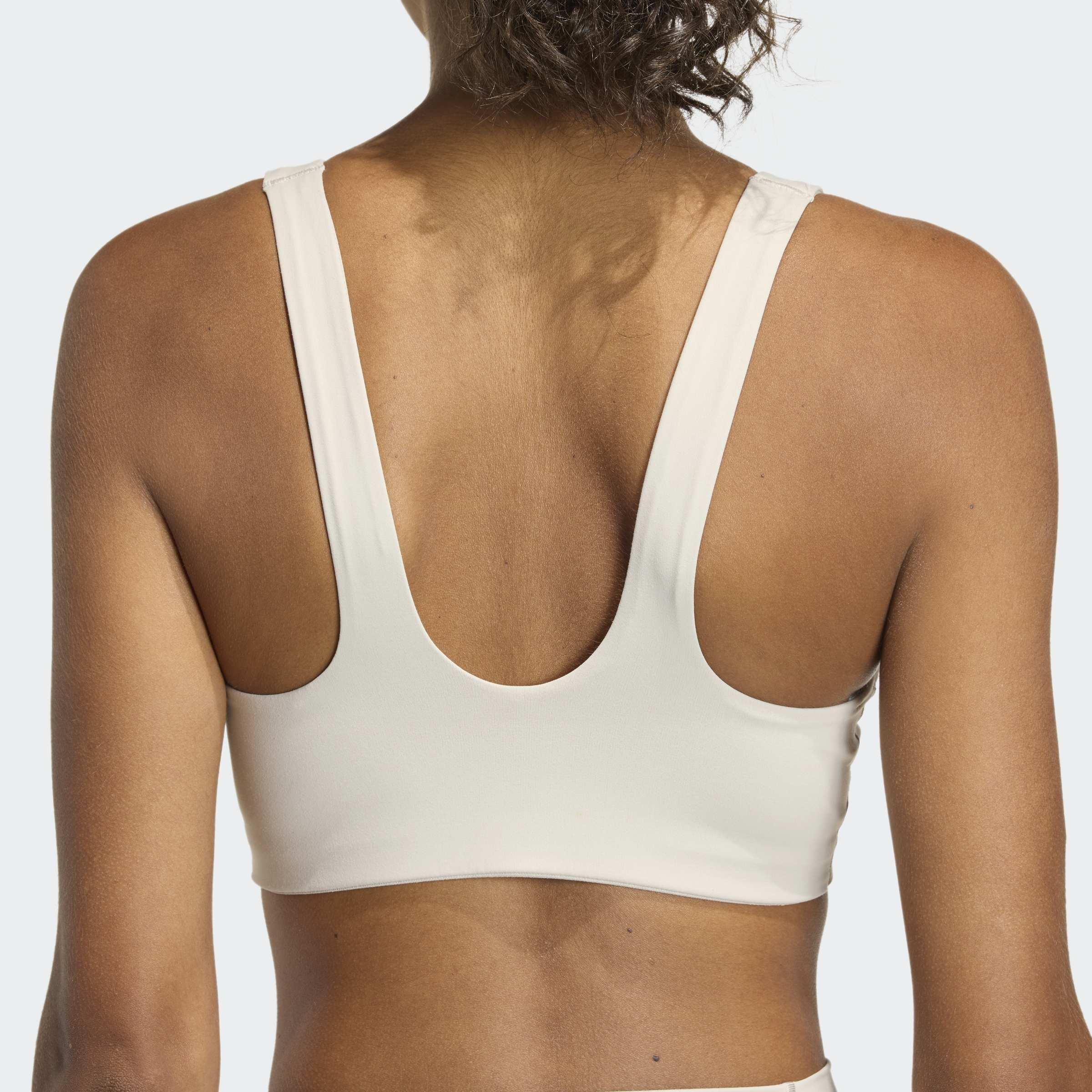 Adidas All Me Luxe Medium Support Bra, Grey, A701_ONE, large image number 2