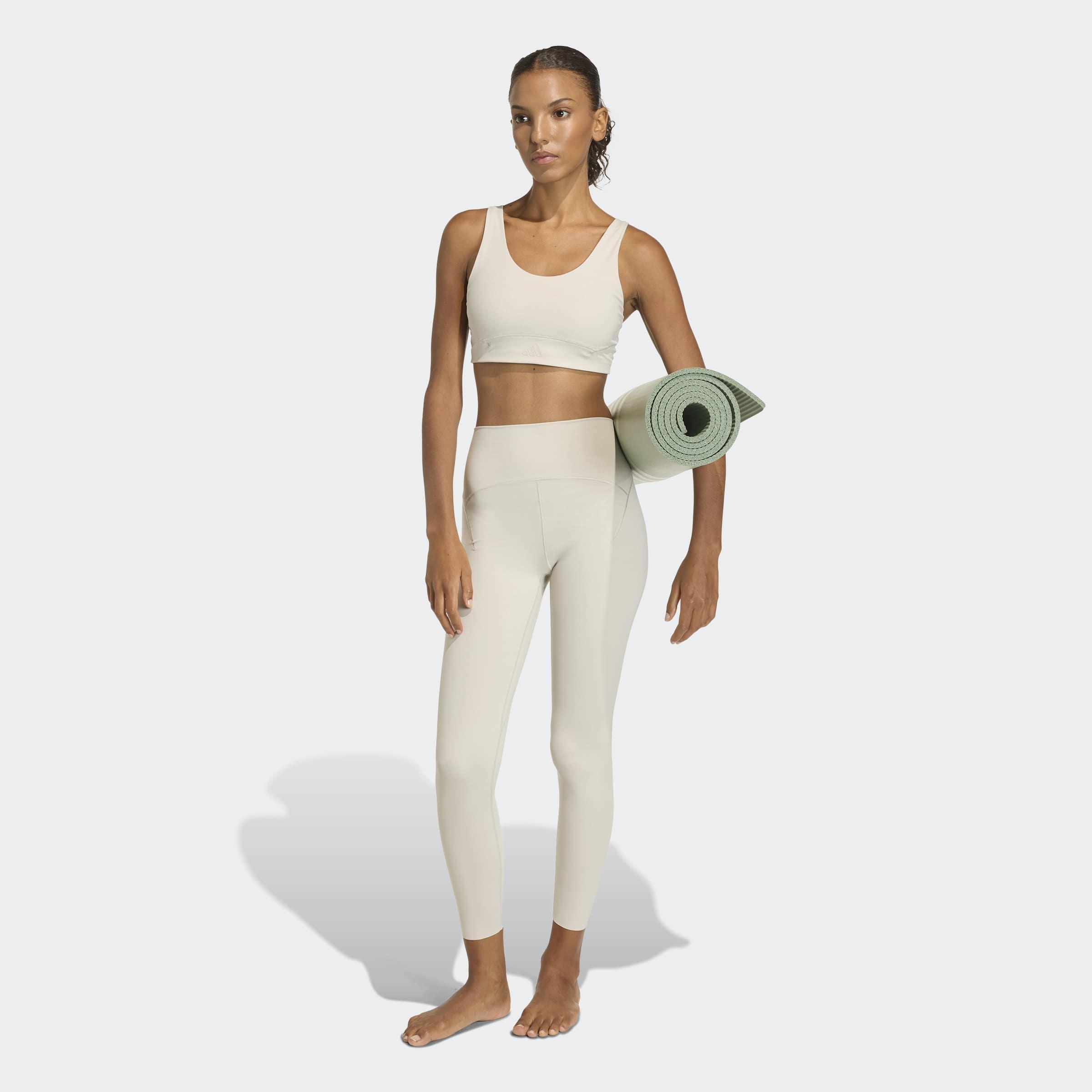Adidas All Me Luxe Medium Support Bra, Grey, A701_ONE, large image number 4