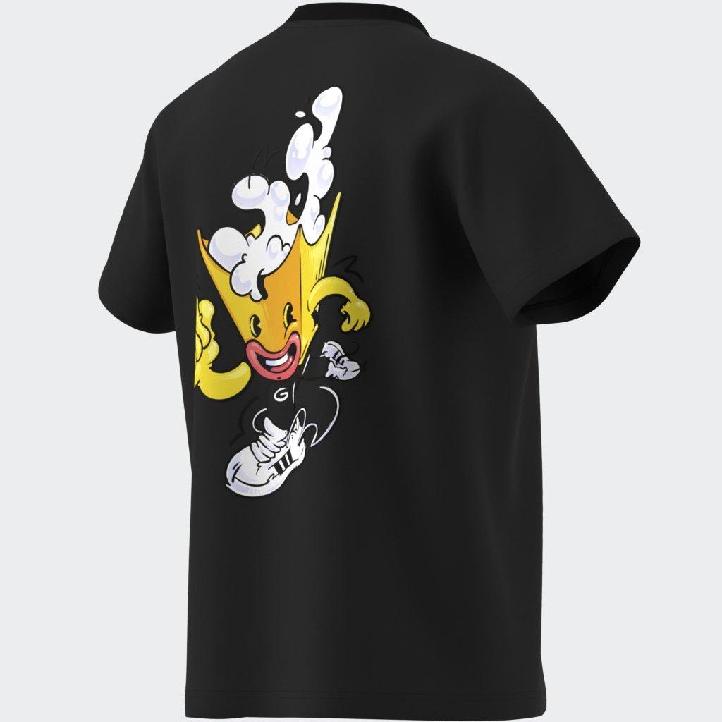 Unisex Printed T-Shirt, Black, A701_ONE, large image number 2