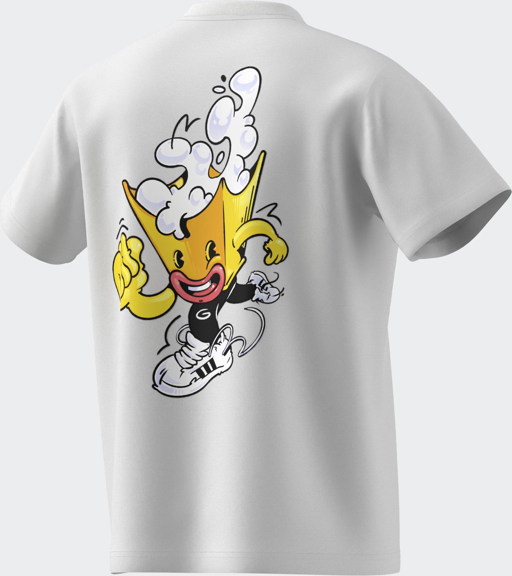 Unisex Printed T-Shirt, White, A701_ONE, large image number 2