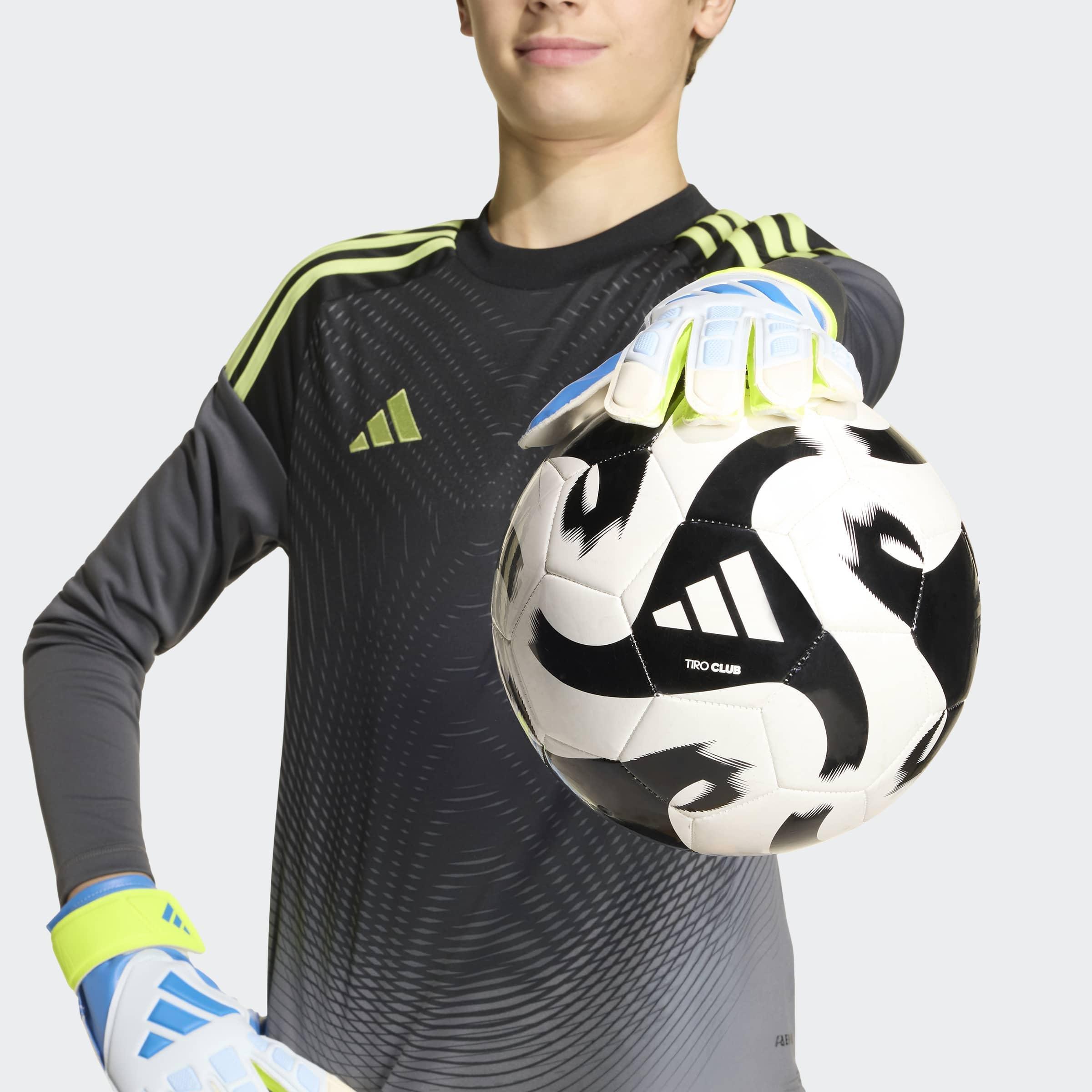 Kids Unisex Predator Goalkeeper Glove Training, Blue, A701_ONE, large image number 2