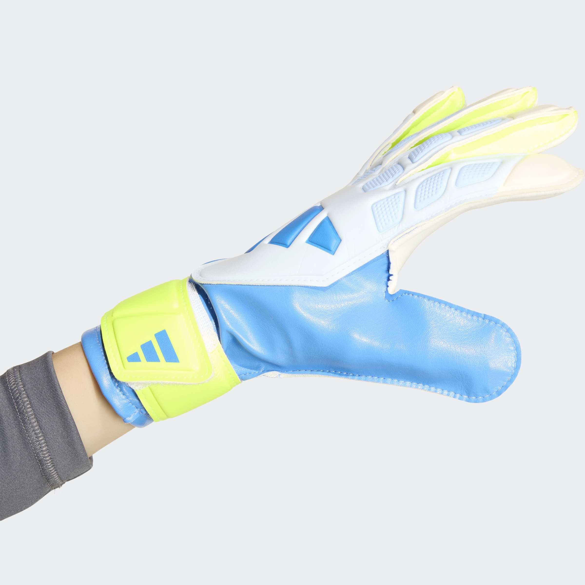 Kids Unisex Predator Goalkeeper Glove Training, Blue, A701_ONE, large image number 5
