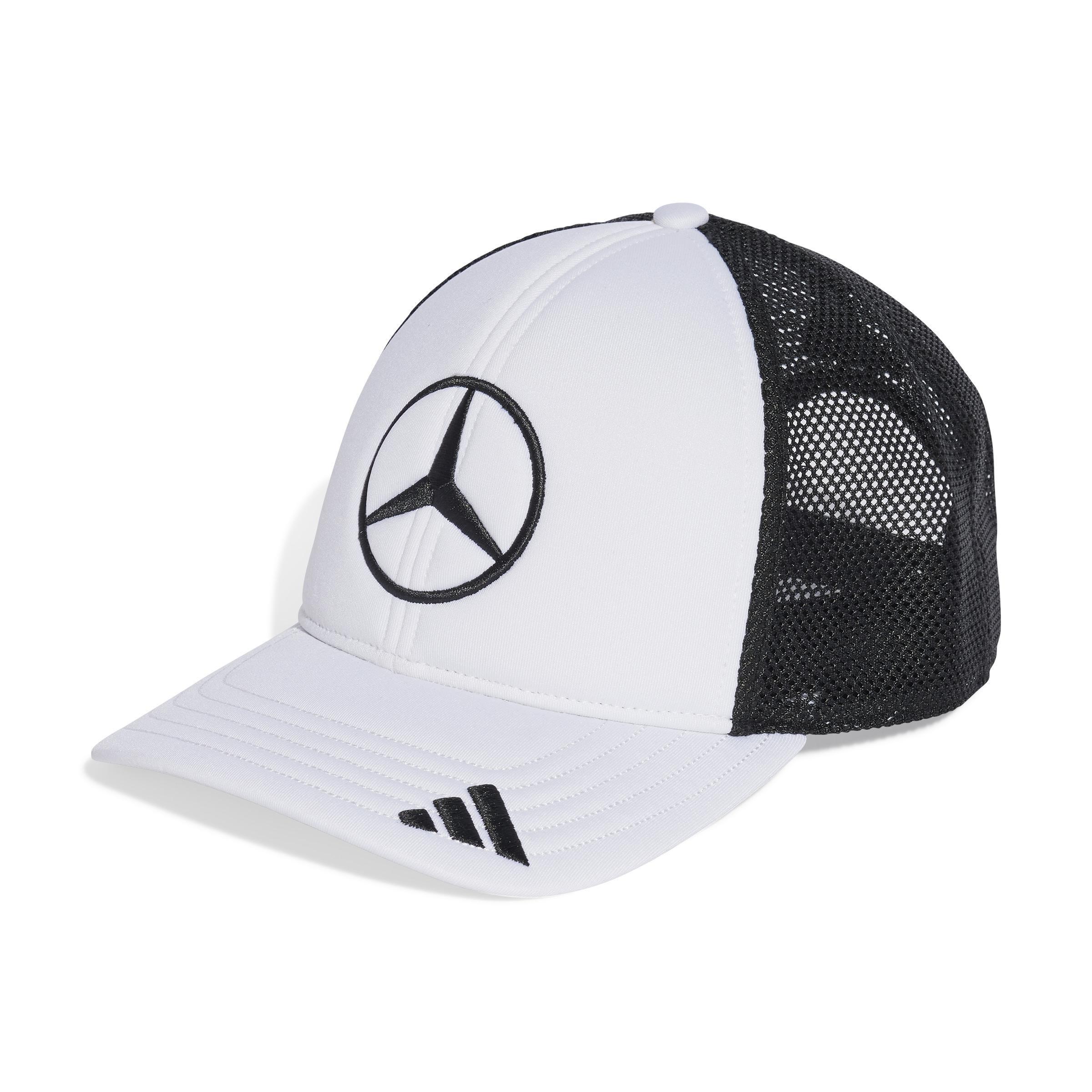 Unisex Mercedes - AMG Petronas Formula One Team Snapback Star Trucker Cap, White, , large image number 0