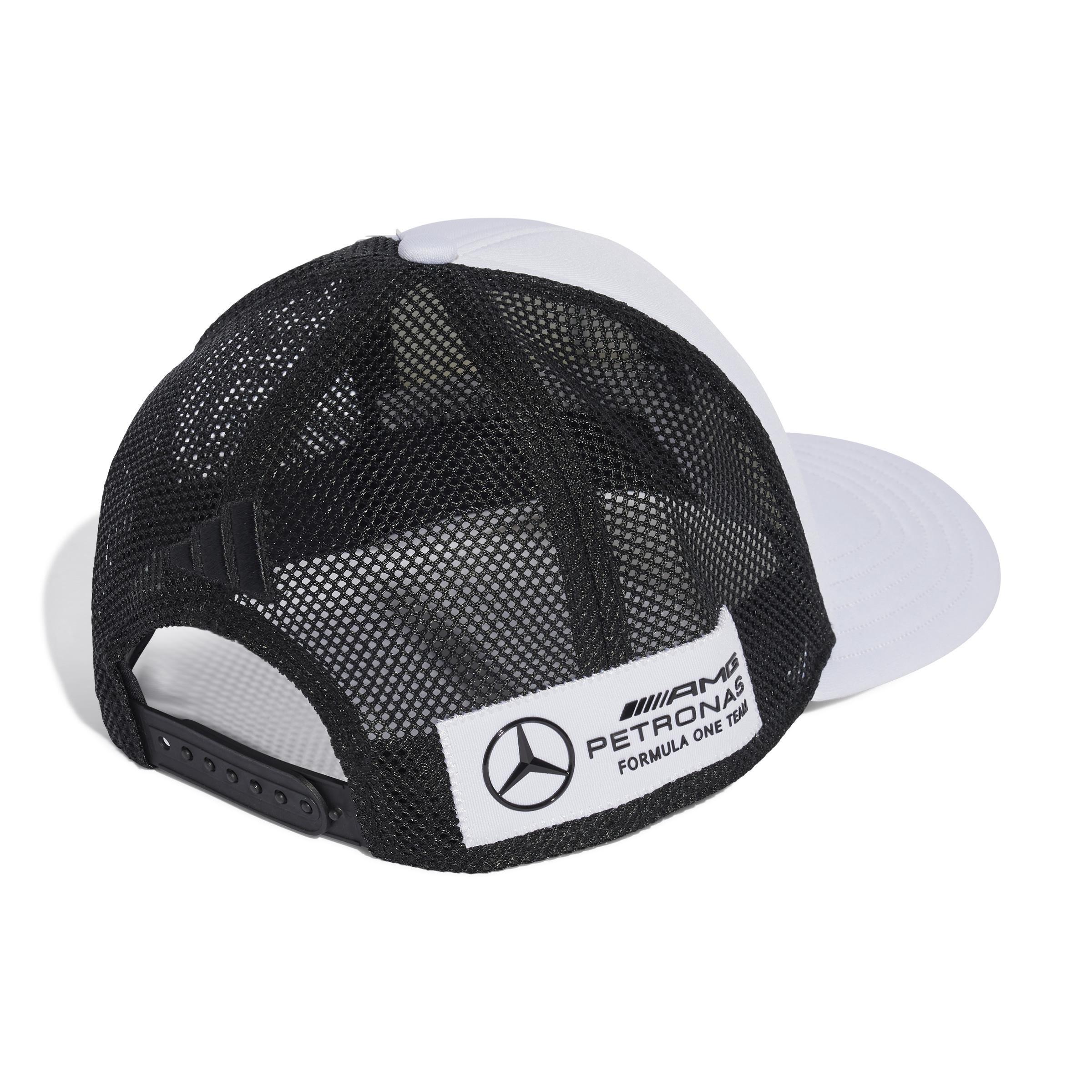 Unisex Mercedes - AMG Petronas Formula One Team Snapback Star Trucker Cap, White, , large image number 1