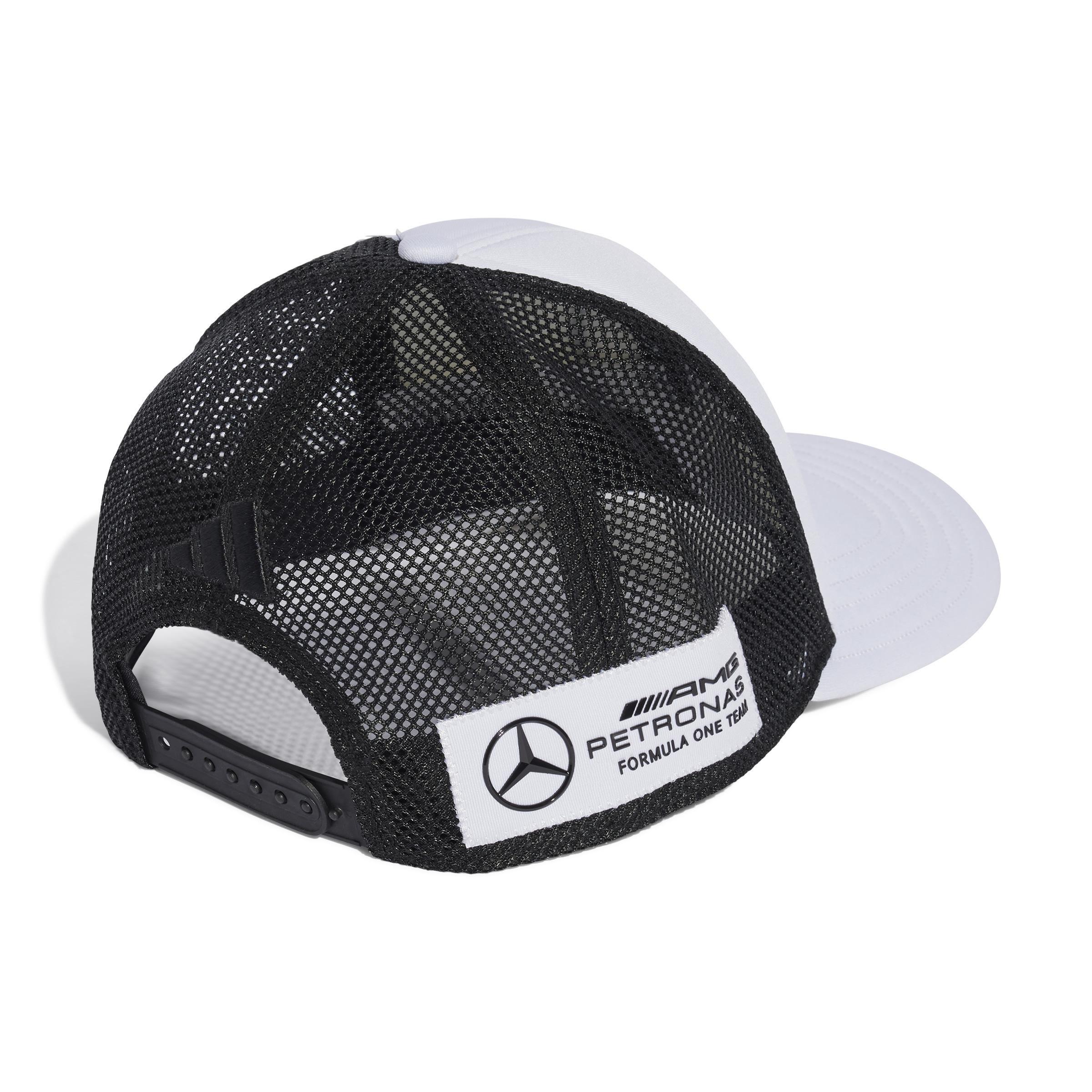 Unisex Mercedes - AMG Petronas Formula One Team Snapback Star Trucker Cap, White, A701_ONE, large image number 1