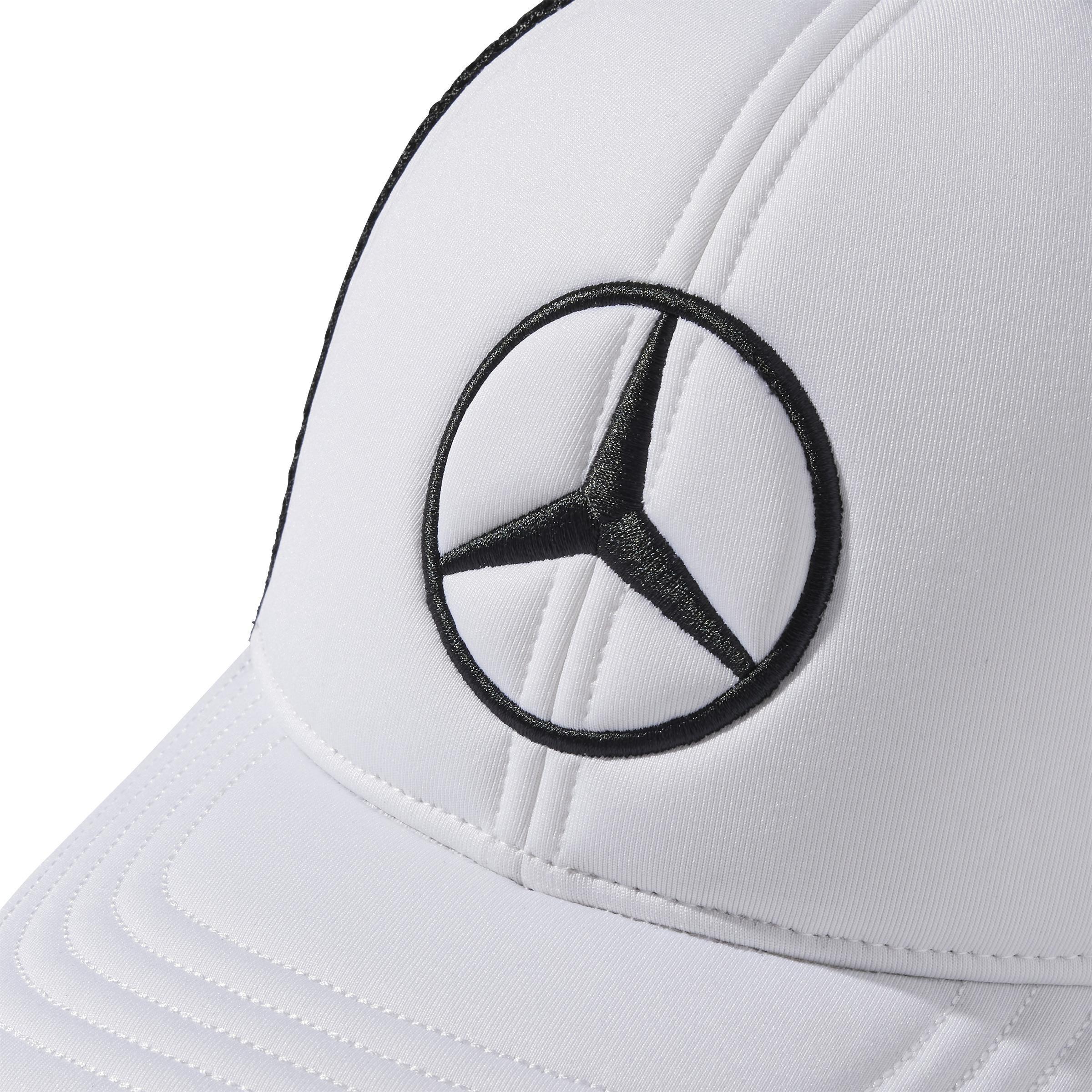 Unisex Mercedes - AMG Petronas Formula One Team Snapback Star Trucker Cap, White, A701_ONE, large image number 2