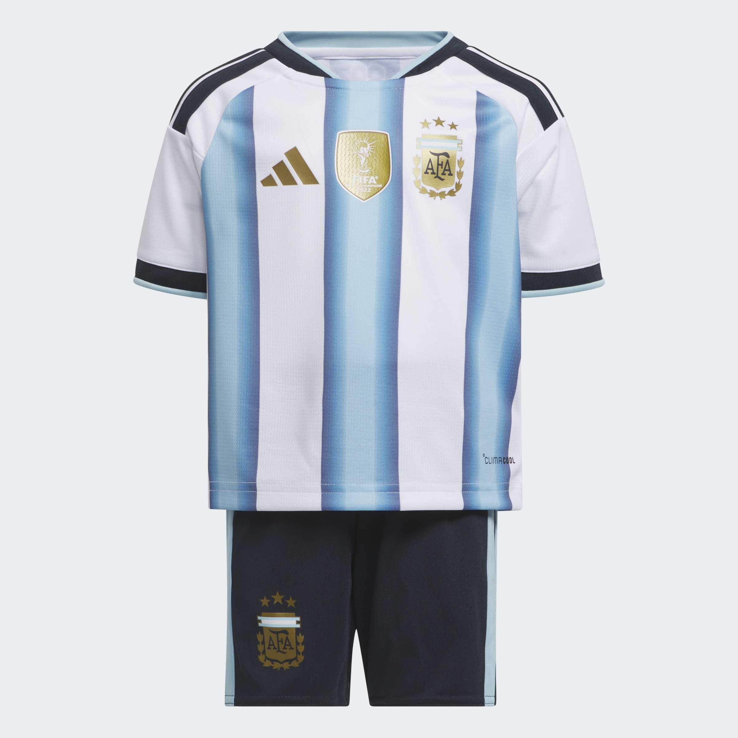 Kids Unisex Argentina 26 Home Kids Set, White, A701_ONE, large image number 0