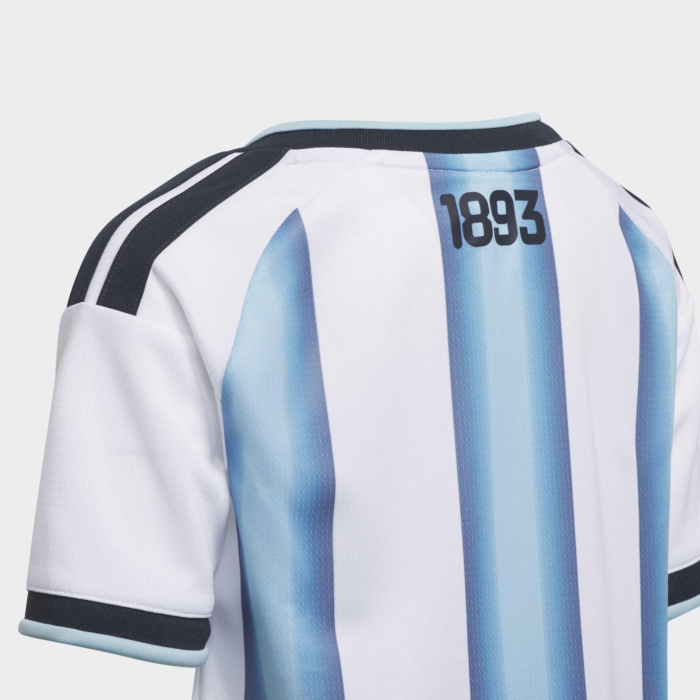 Kids Unisex Argentina 26 Home Kids Set, White, A701_ONE, large image number 3