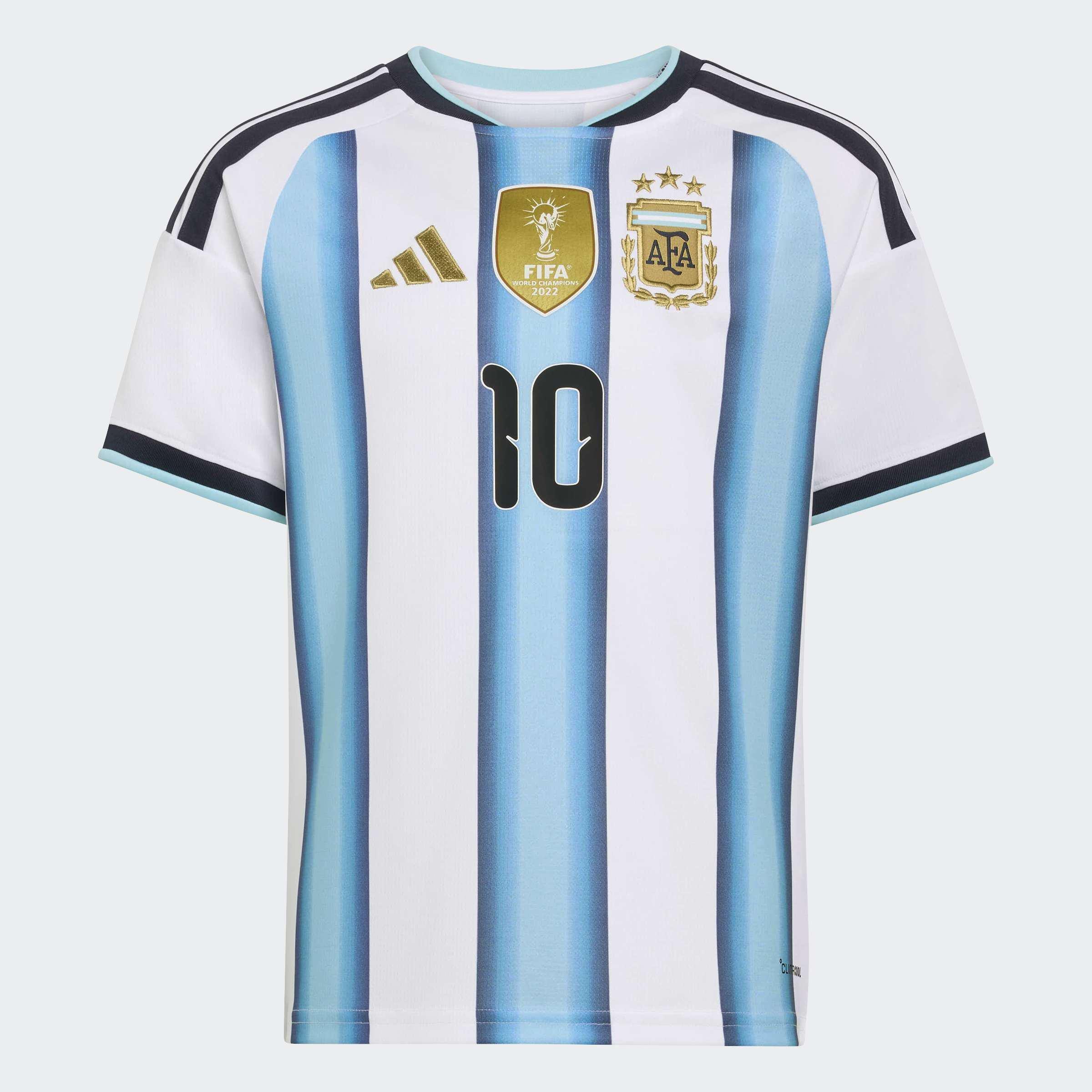 Kids Unisex Argentina 26 Home Messi Kids Jersey, White, A701_ONE, large image number 0