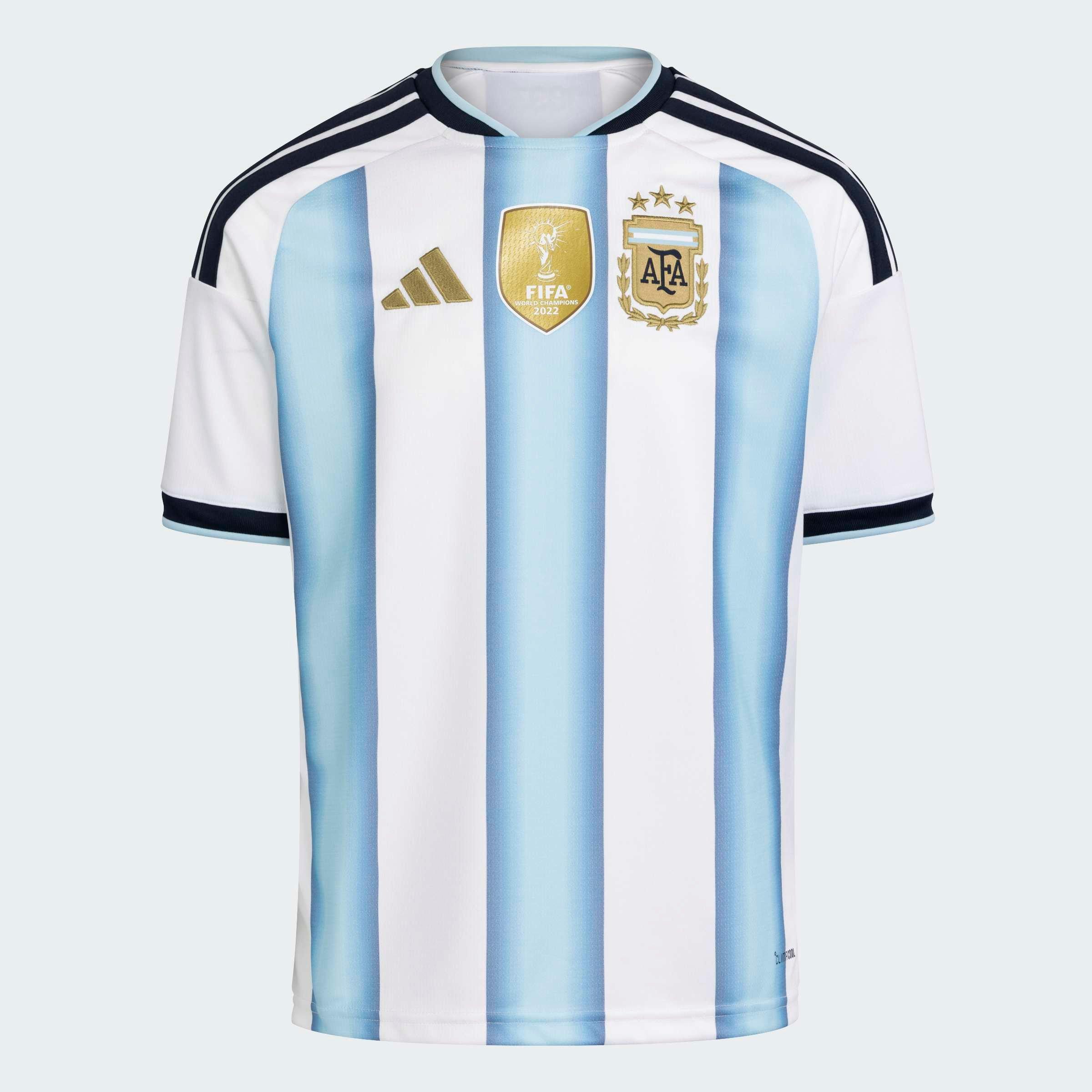 Kids Unisex Argentina 26 Home Kids Jersey, White