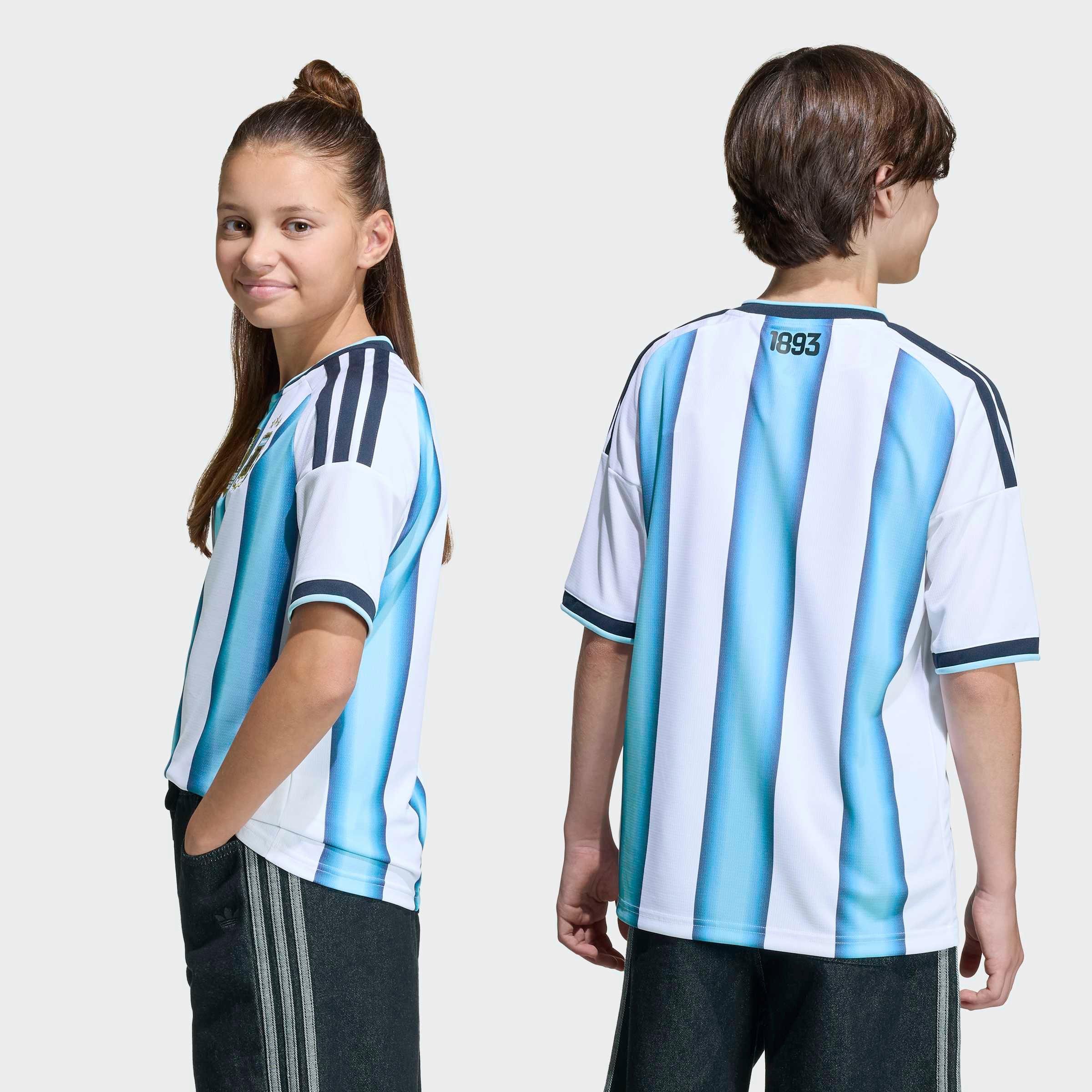Kids Unisex Argentina 26 Home Kids Jersey, White, A701_ONE, large image number 6